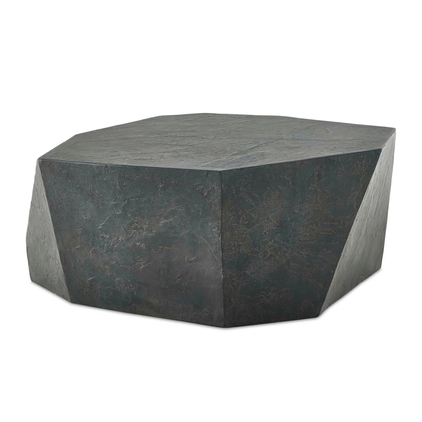 Luxury Parra Faceted Concrete Coffee Table Modern Italian Style for Villa