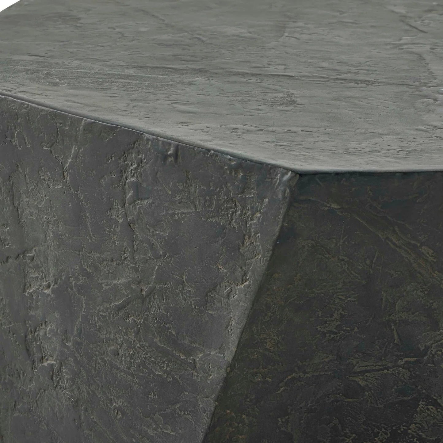 Luxury Parra Faceted Concrete Coffee Table Modern Italian Style for Villa