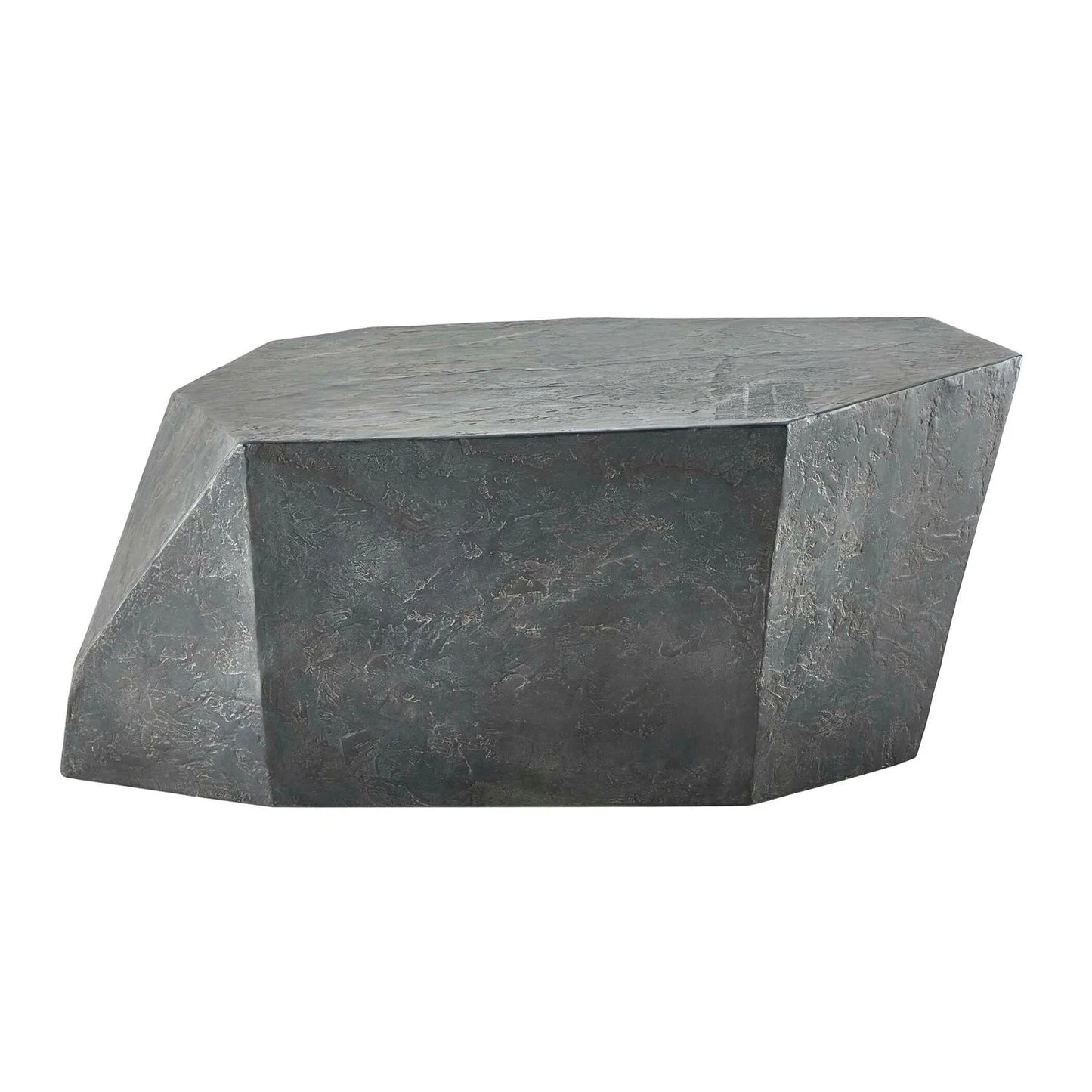Luxury Parra Faceted Concrete Coffee Table Modern Italian Style for Villa