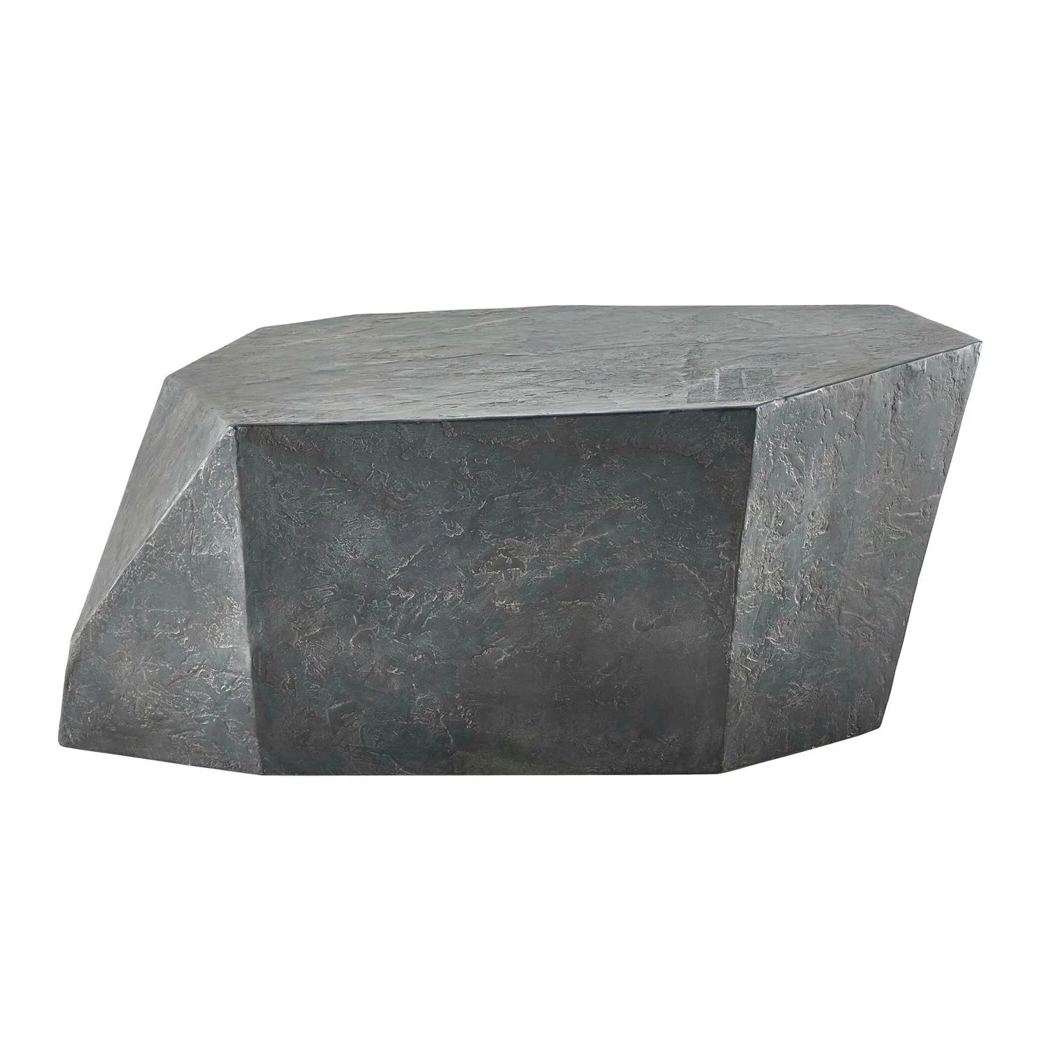 Luxury Parra Faceted Concrete Coffee Table Modern Italian Style for Villa