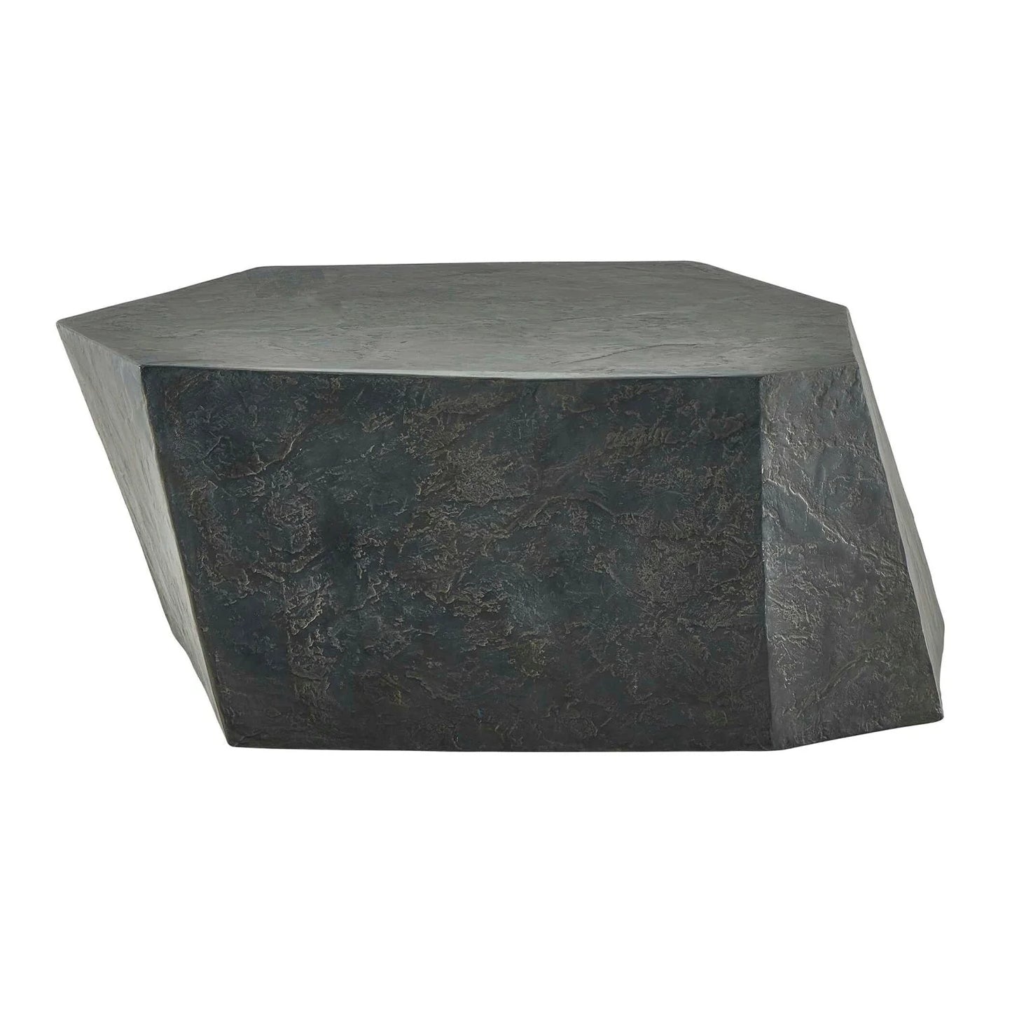 Luxury Parra Faceted Concrete Coffee Table Modern Italian Style for Villa