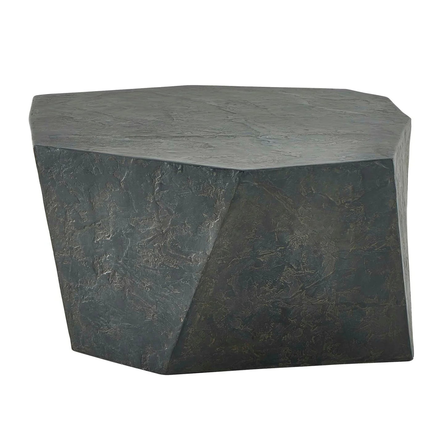 Luxury Parra Faceted Concrete Coffee Table Modern Italian Style for Villa