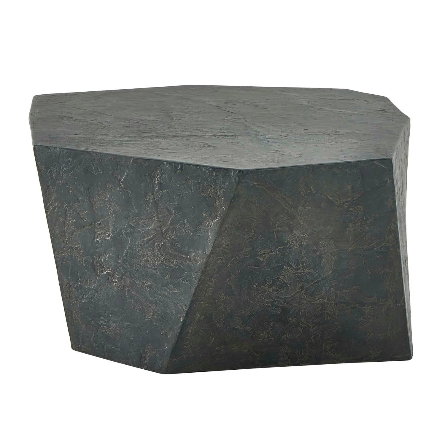 Luxury Parra Faceted Concrete Coffee Table Modern Italian Style for Villa