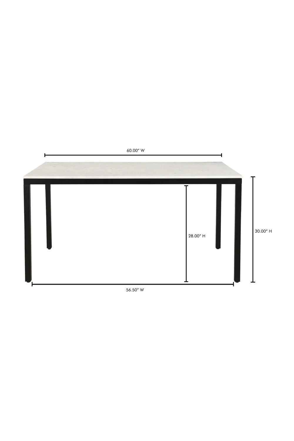 Luxury Parson White Marble Dining Table Modern Italian Style for Villa