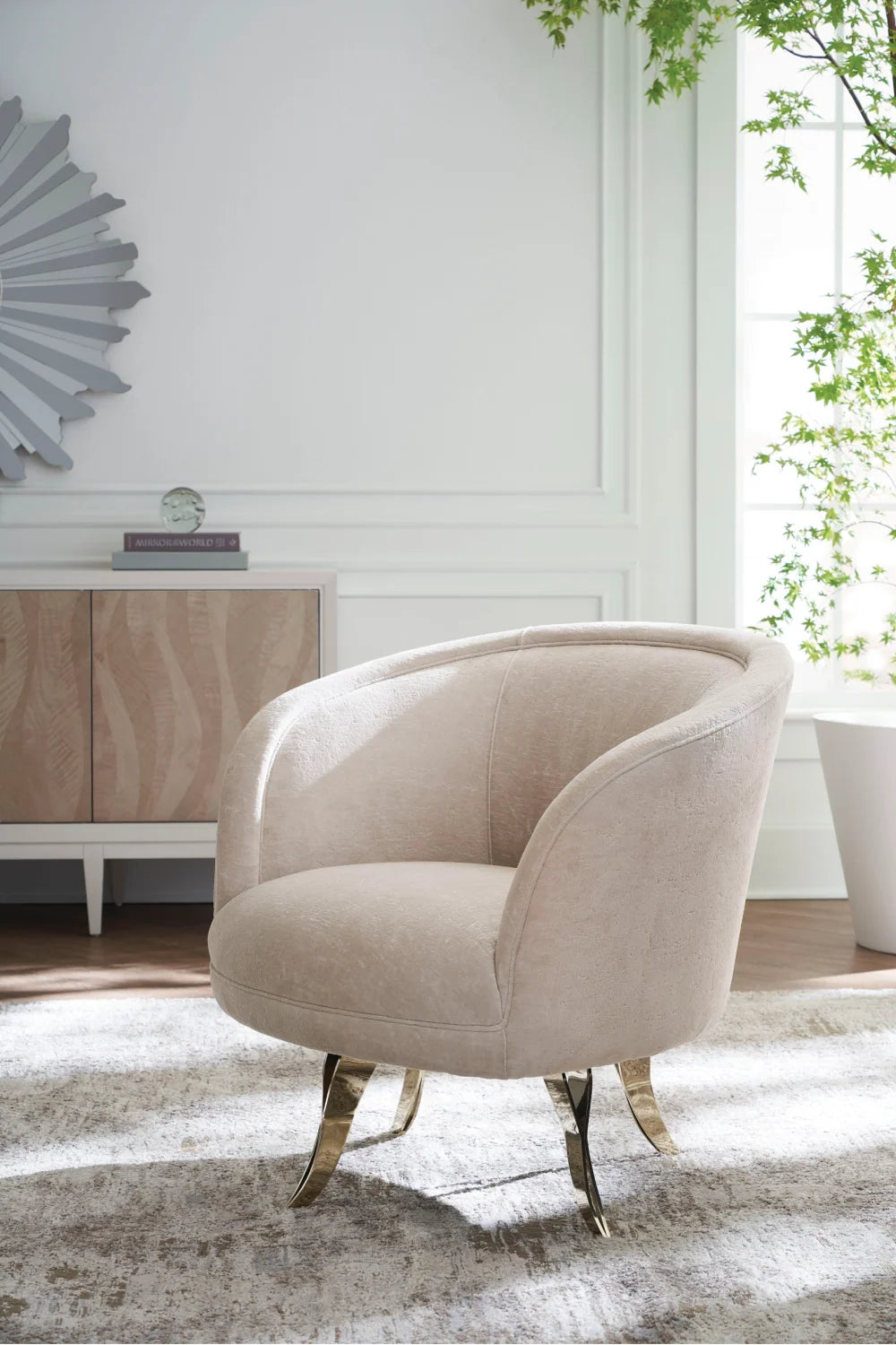 Luxury Patterned Cream 4-Door Sideboard European Style for Villa
