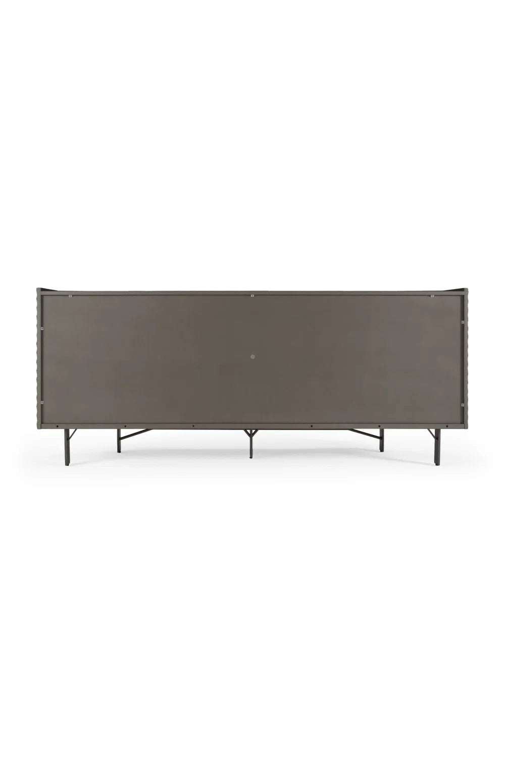 Luxury Patterned Silver 4-Door Sideboard European Style for Villa