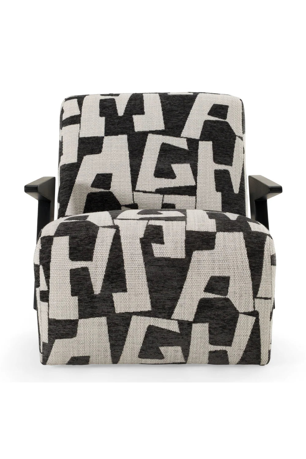 Luxury Patterned Upholstered Accent Chair European Style for Villa