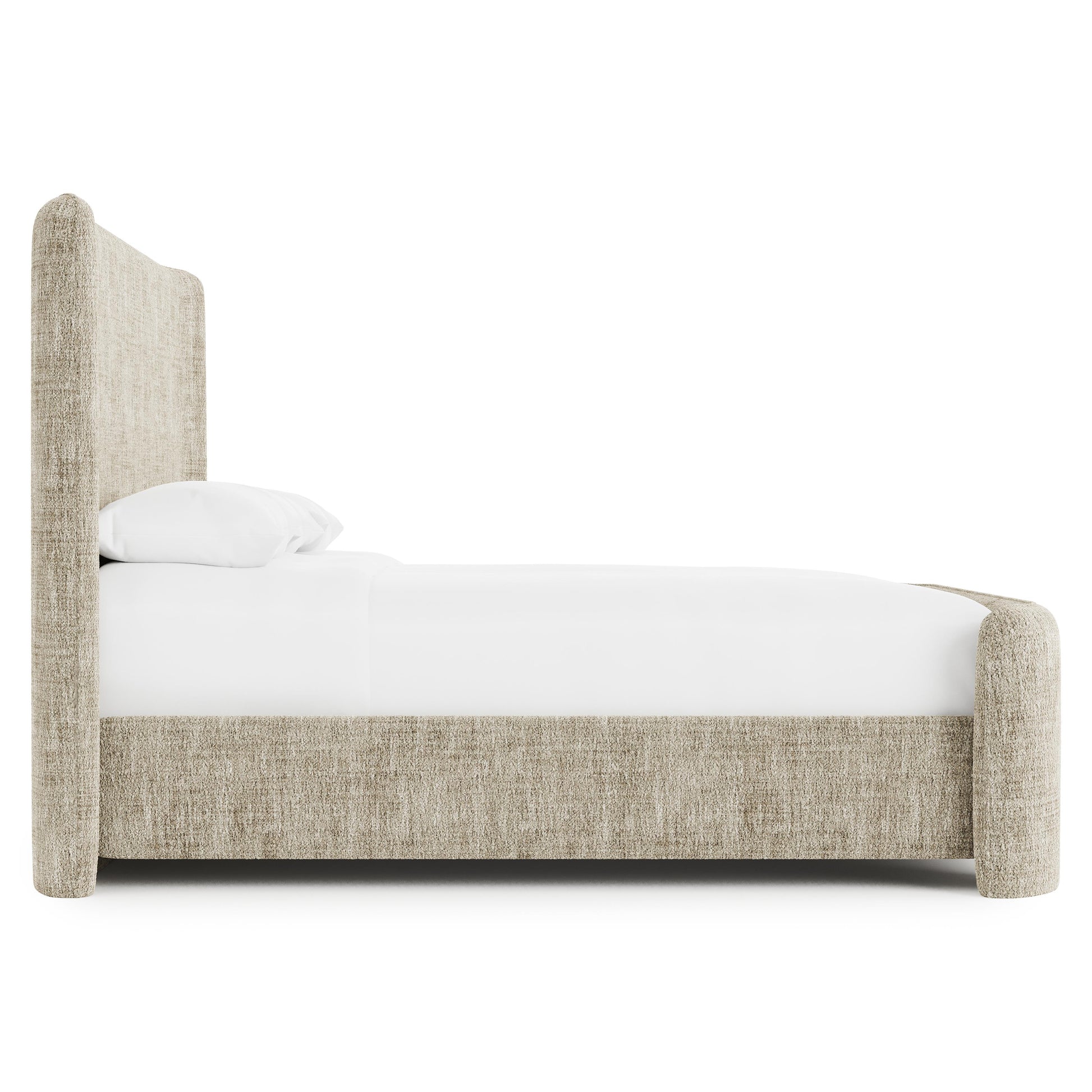 Luxury Pemba Fabric Shelter Bed Modern Italian Style for Villa