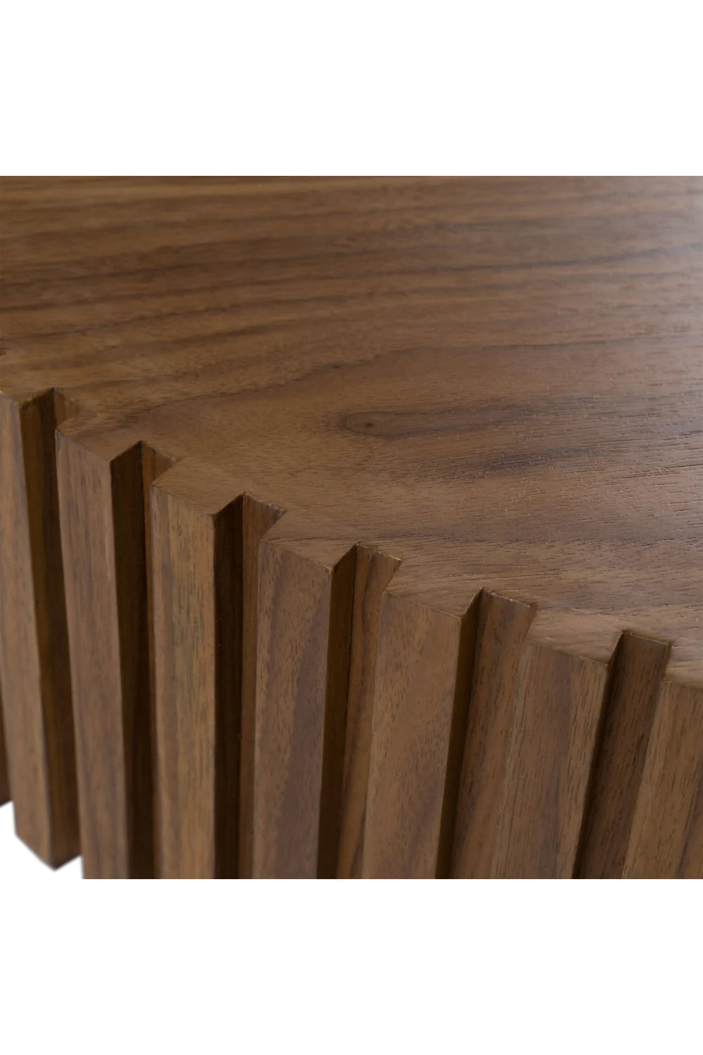 Luxury Pierre Ribbed Round Coffee Table Modern Italian Style for Villa