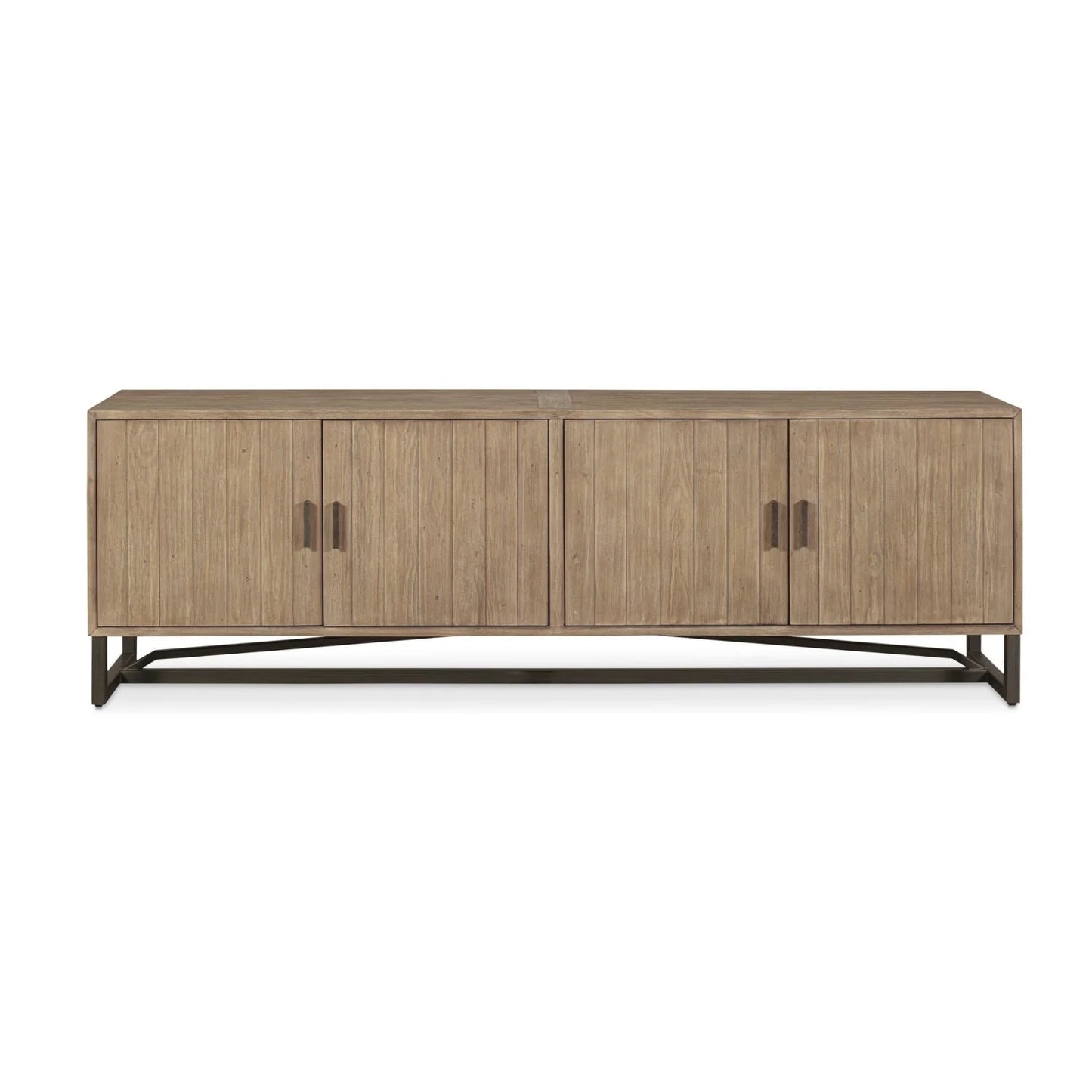 Luxury Pine Wood Media Unit Modern Italian Style for Villa