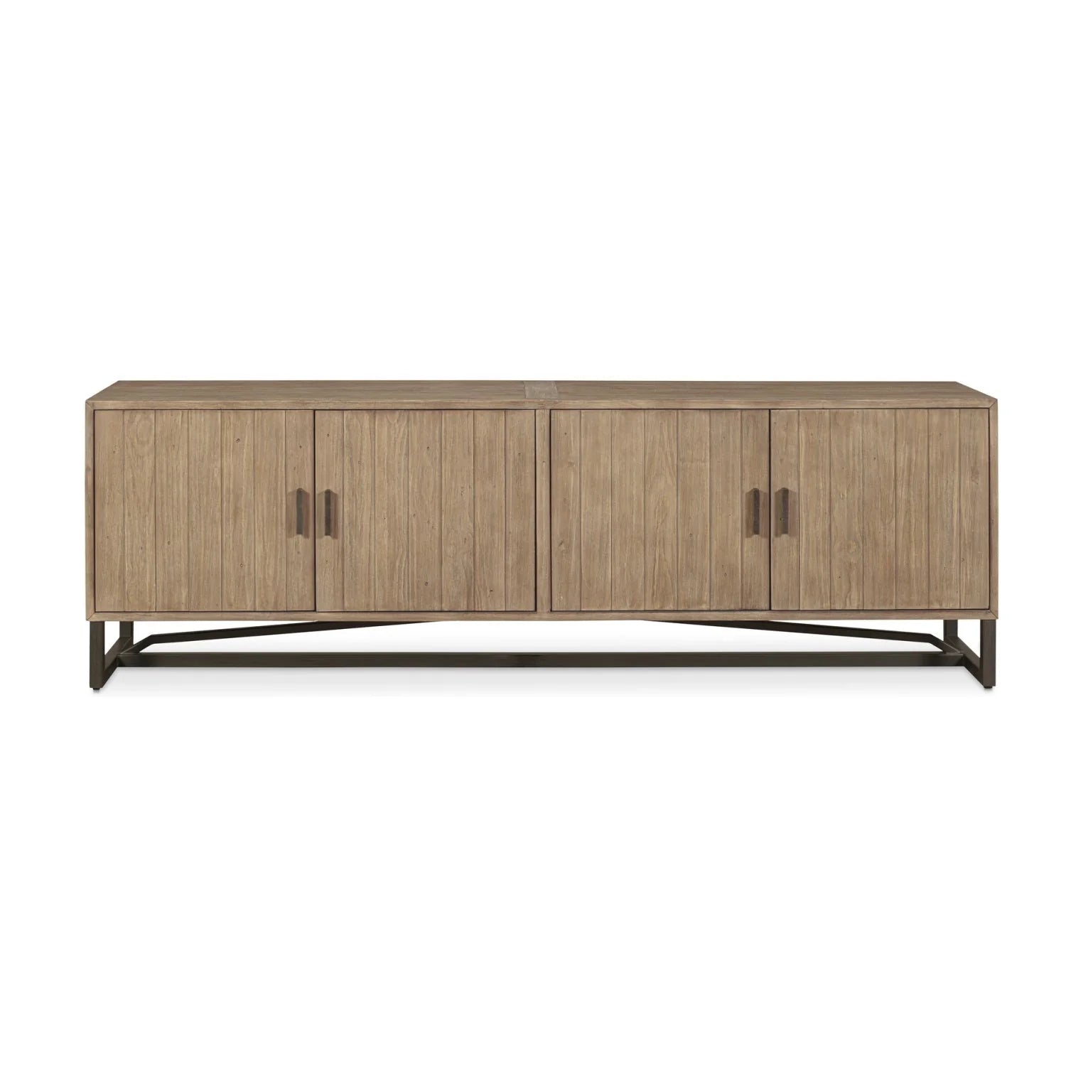 Luxury Pine Wood Media Unit Modern Italian Style for Villa