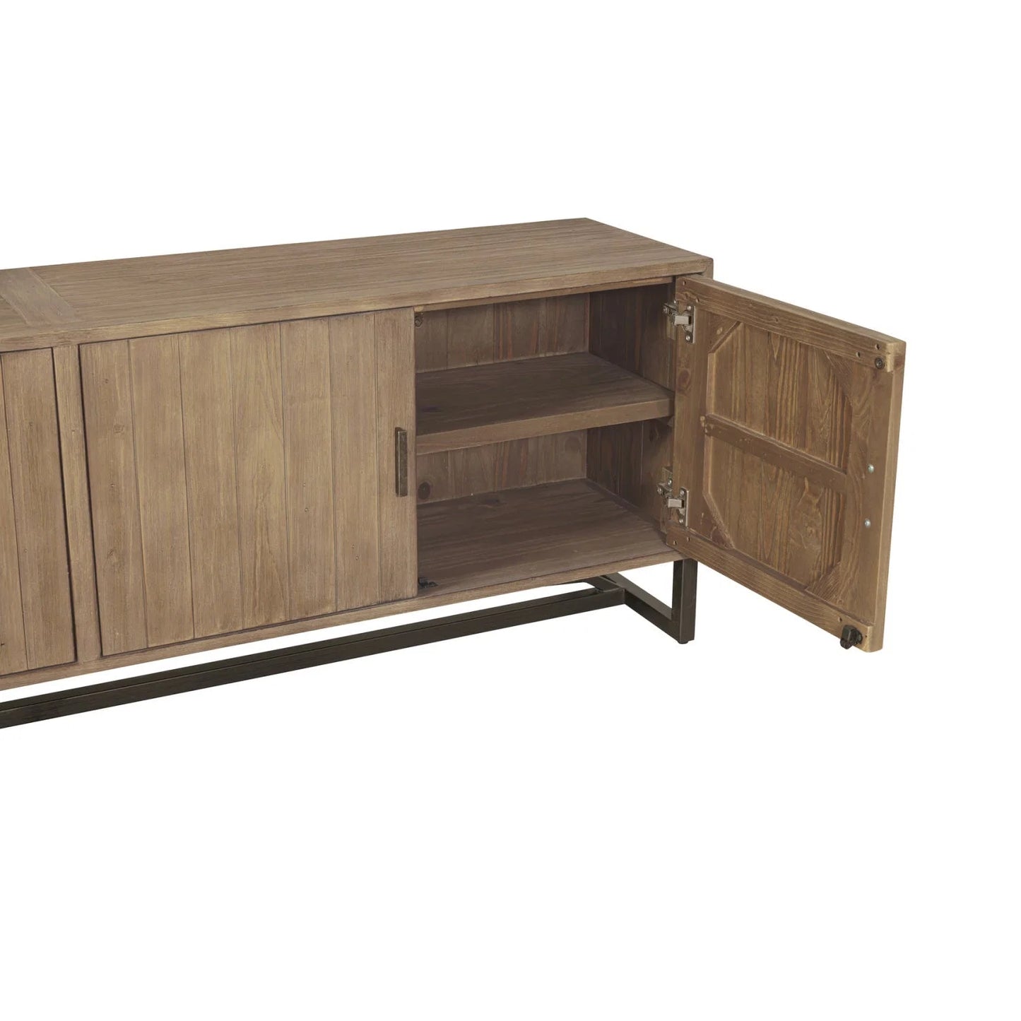 Luxury Pine Wood Media Unit Modern Italian Style for Villa