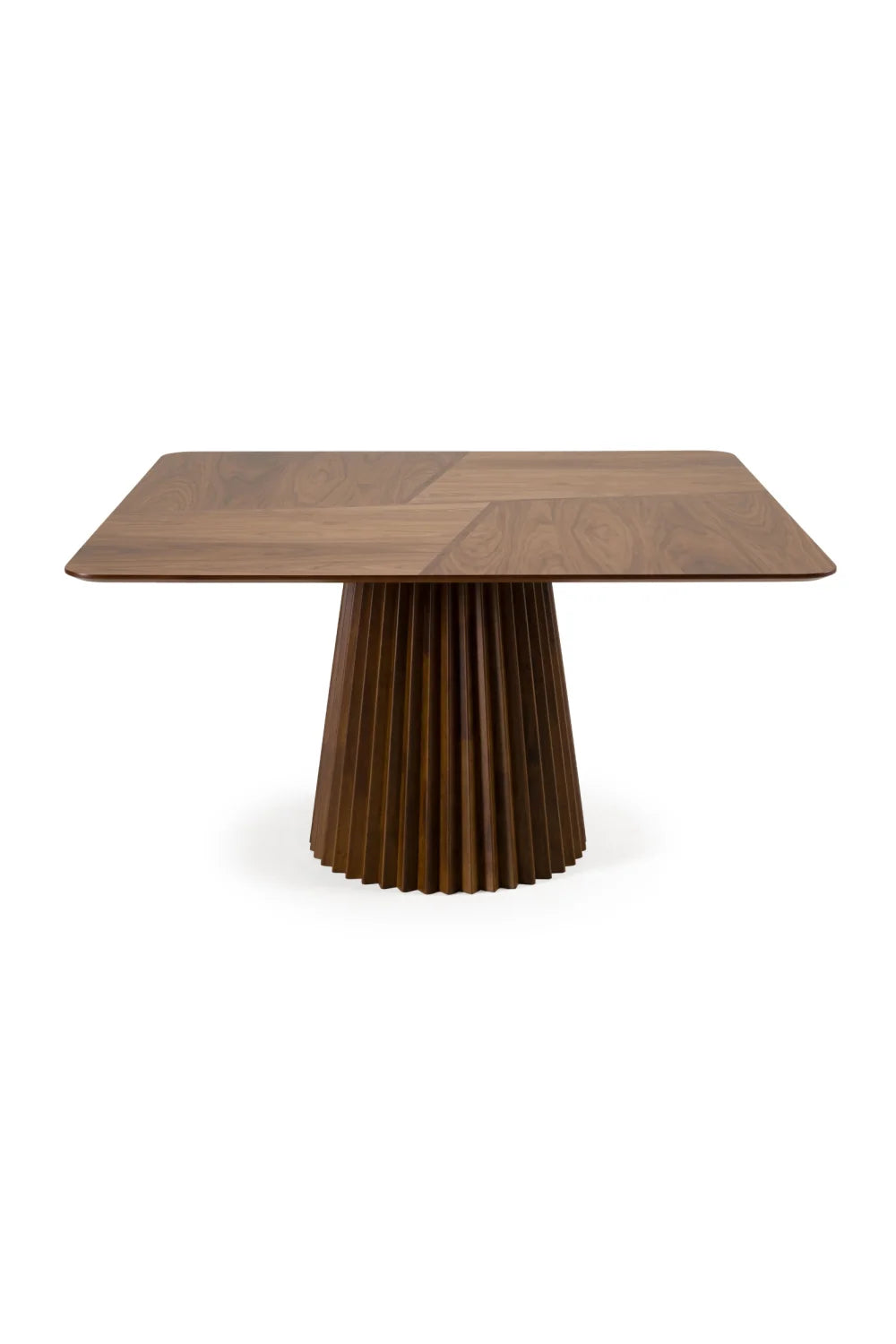 Luxury Platte Walnut Dining Table Modern Italian Style for Villa