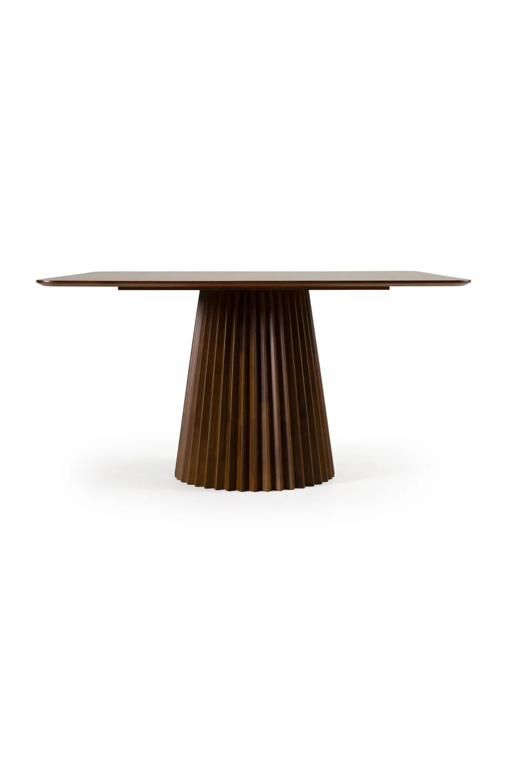 Luxury Platte Walnut Dining Table Modern Italian Style for Villa