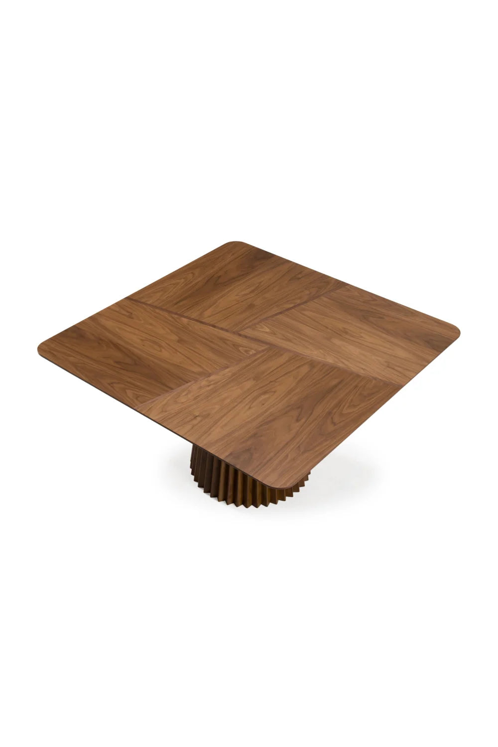 Luxury Platte Walnut Dining Table Modern Italian Style for Villa