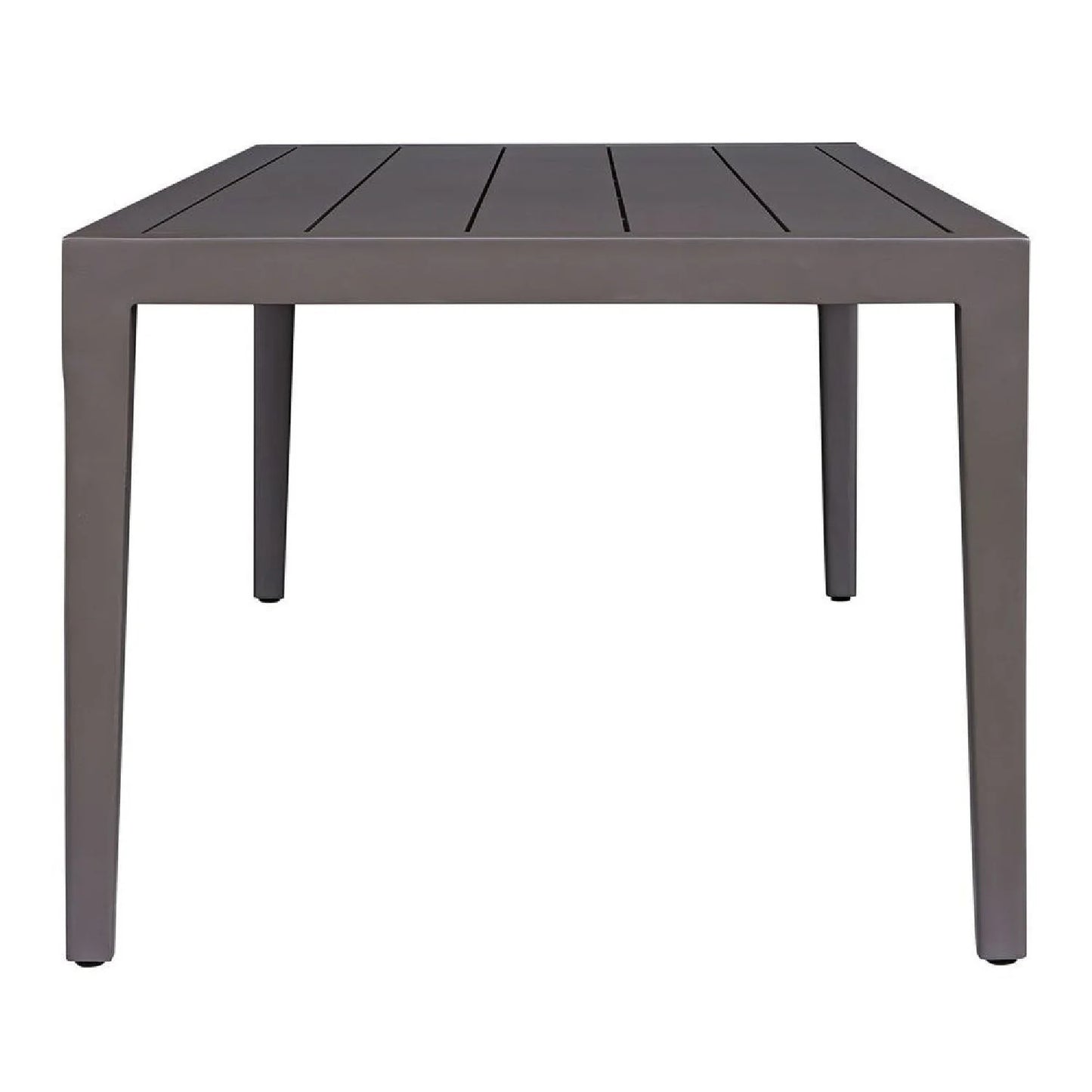 Luxury Polanco Aluminum Dining Table Modern Italian Style for Villa