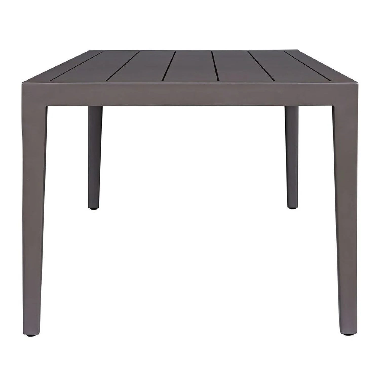 Luxury Polanco Aluminum Dining Table Modern Italian Style for Villa