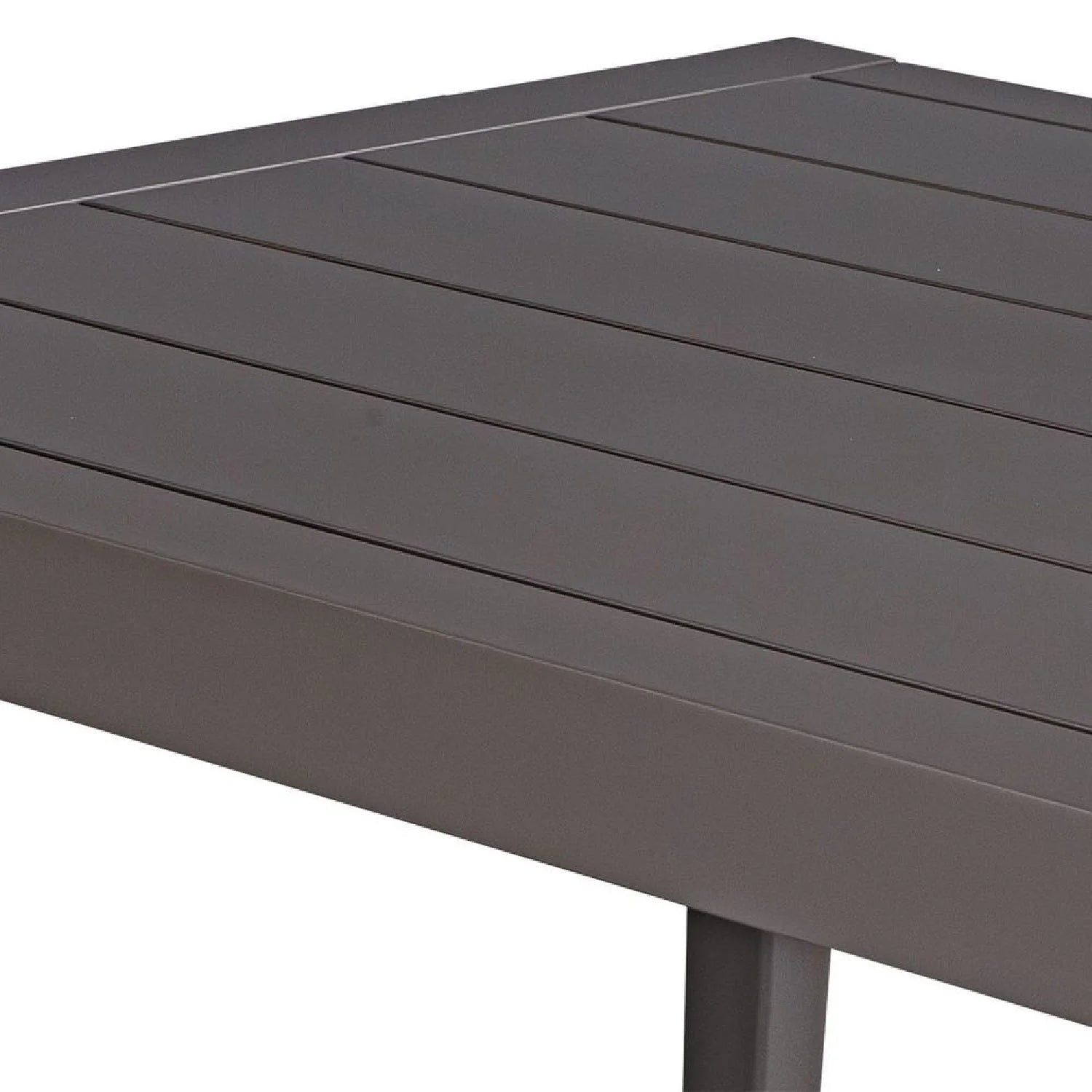 Luxury Polanco Aluminum Dining Table Modern Italian Style for Villa