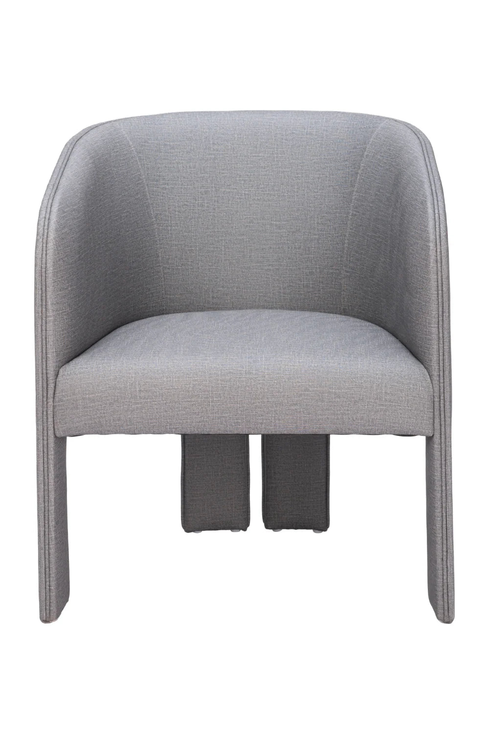 Luxury Poly Linen Lounge Chair Modern Italian Style for Villa