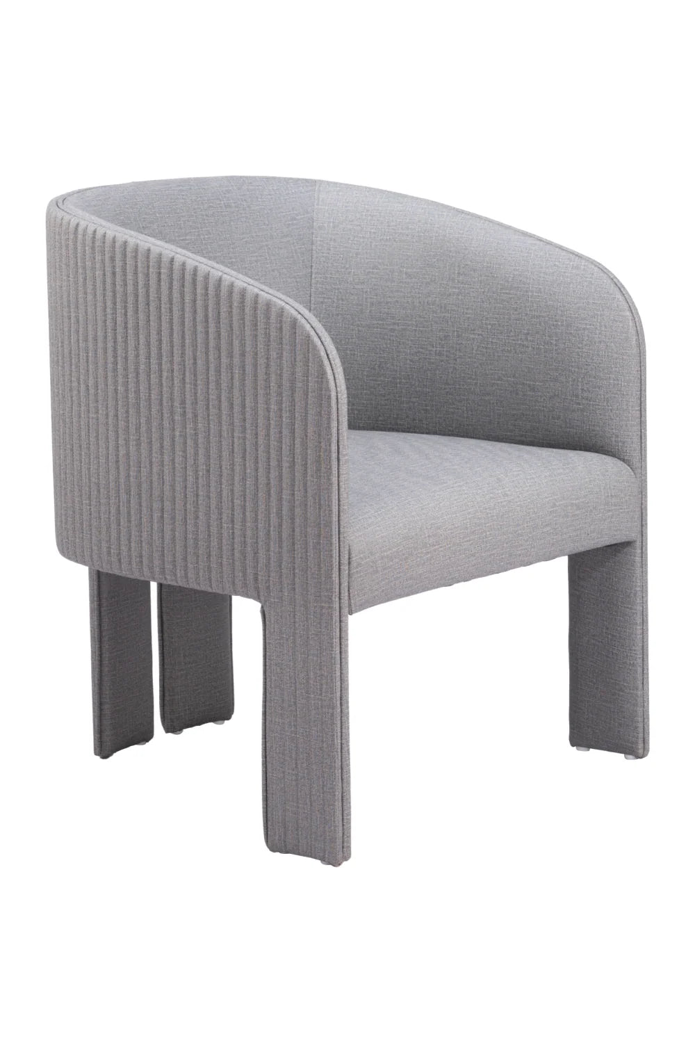 Luxury Poly Linen Lounge Chair Modern Italian Style for Villa