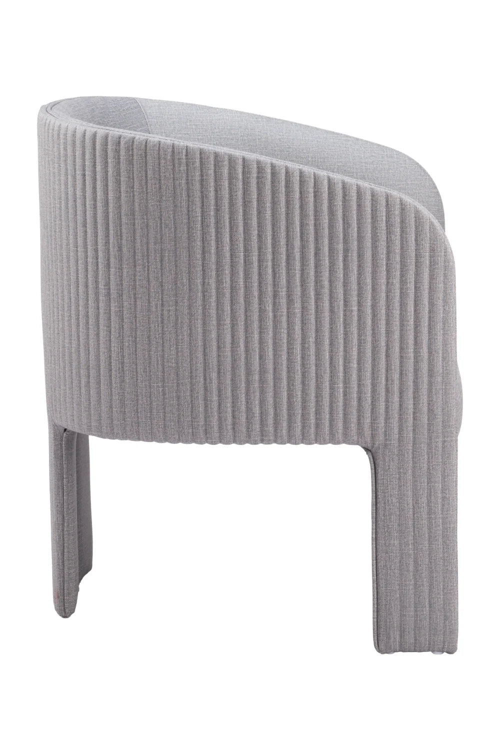 Luxury Poly Linen Lounge Chair Modern Italian Style for Villa