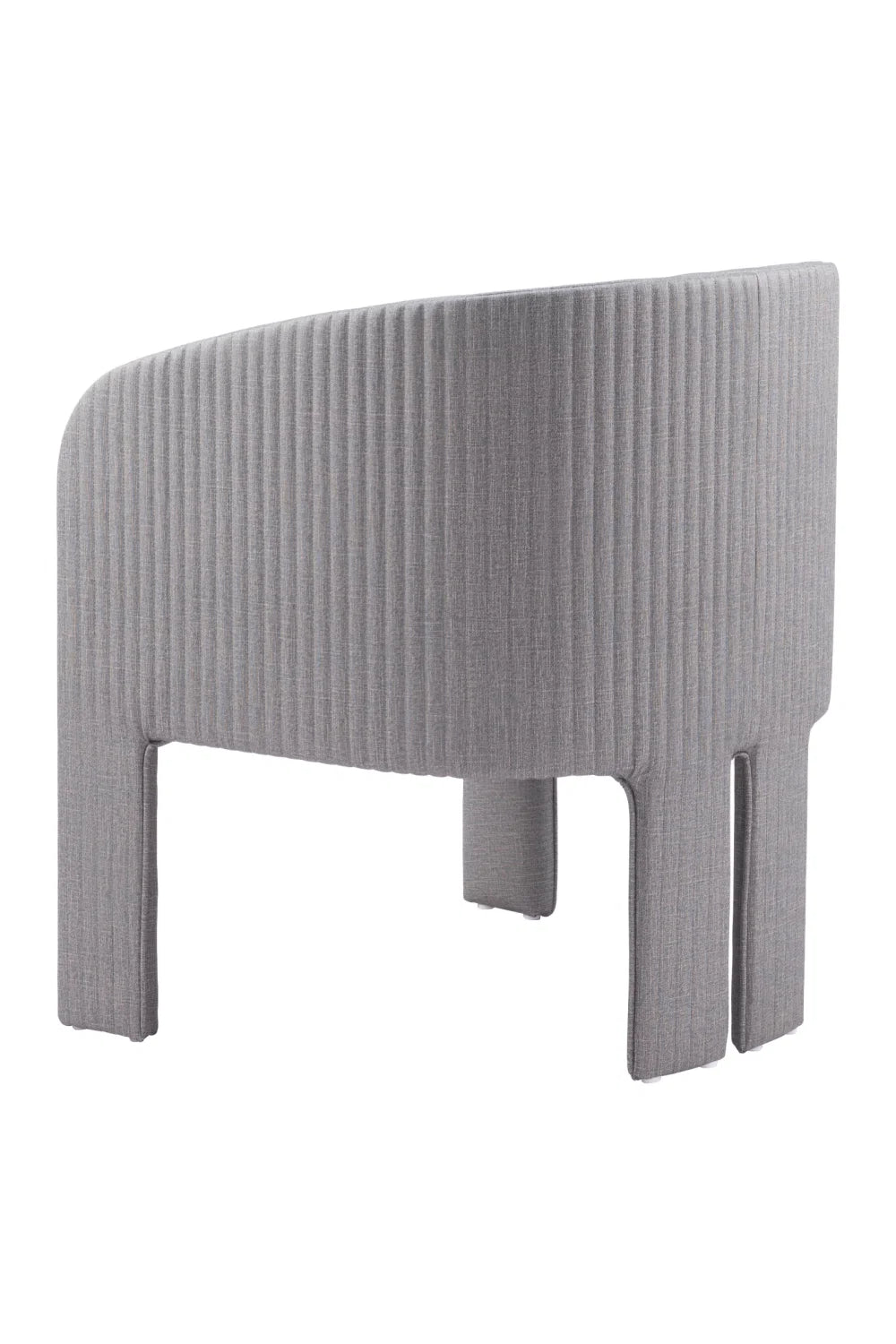 Luxury Poly Linen Lounge Chair Modern Italian Style for Villa