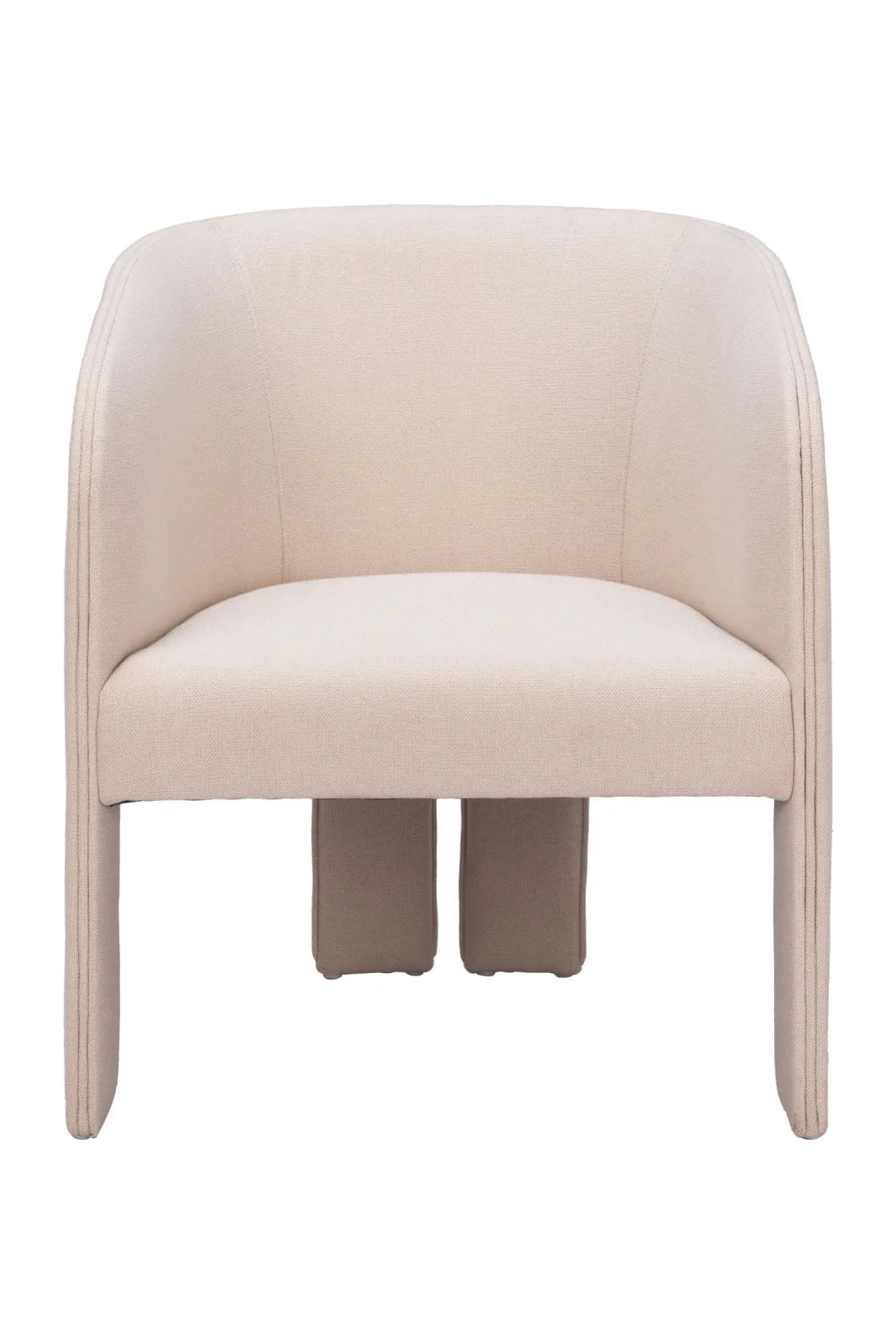 Luxury Poly Linen Lounge Chair Modern Italian Style for Villa