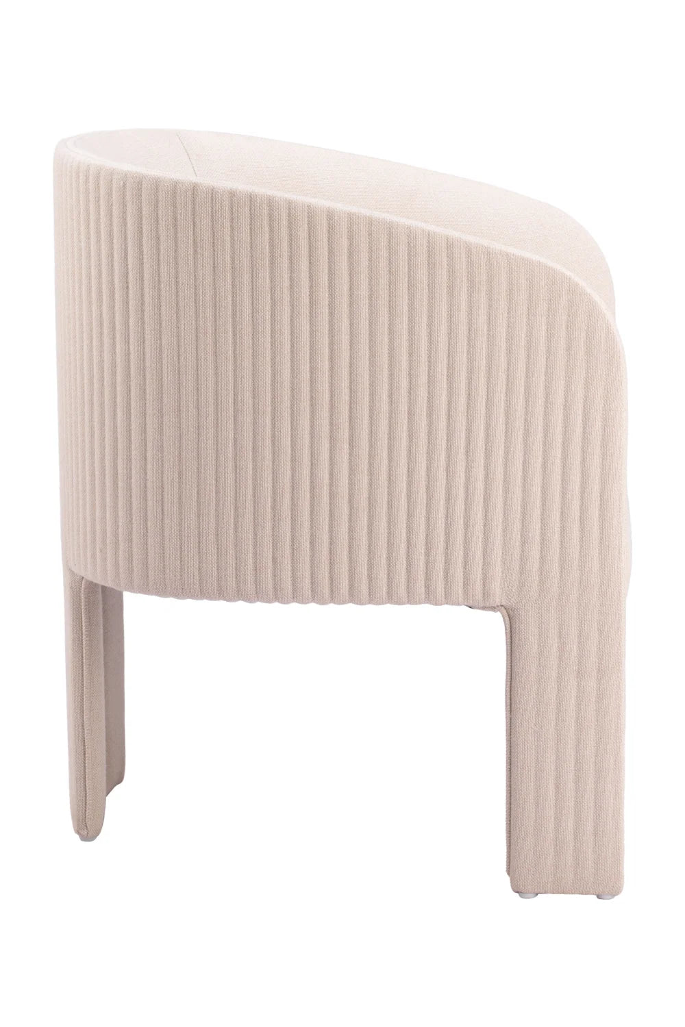 Luxury Poly Linen Lounge Chair Modern Italian Style for Villa