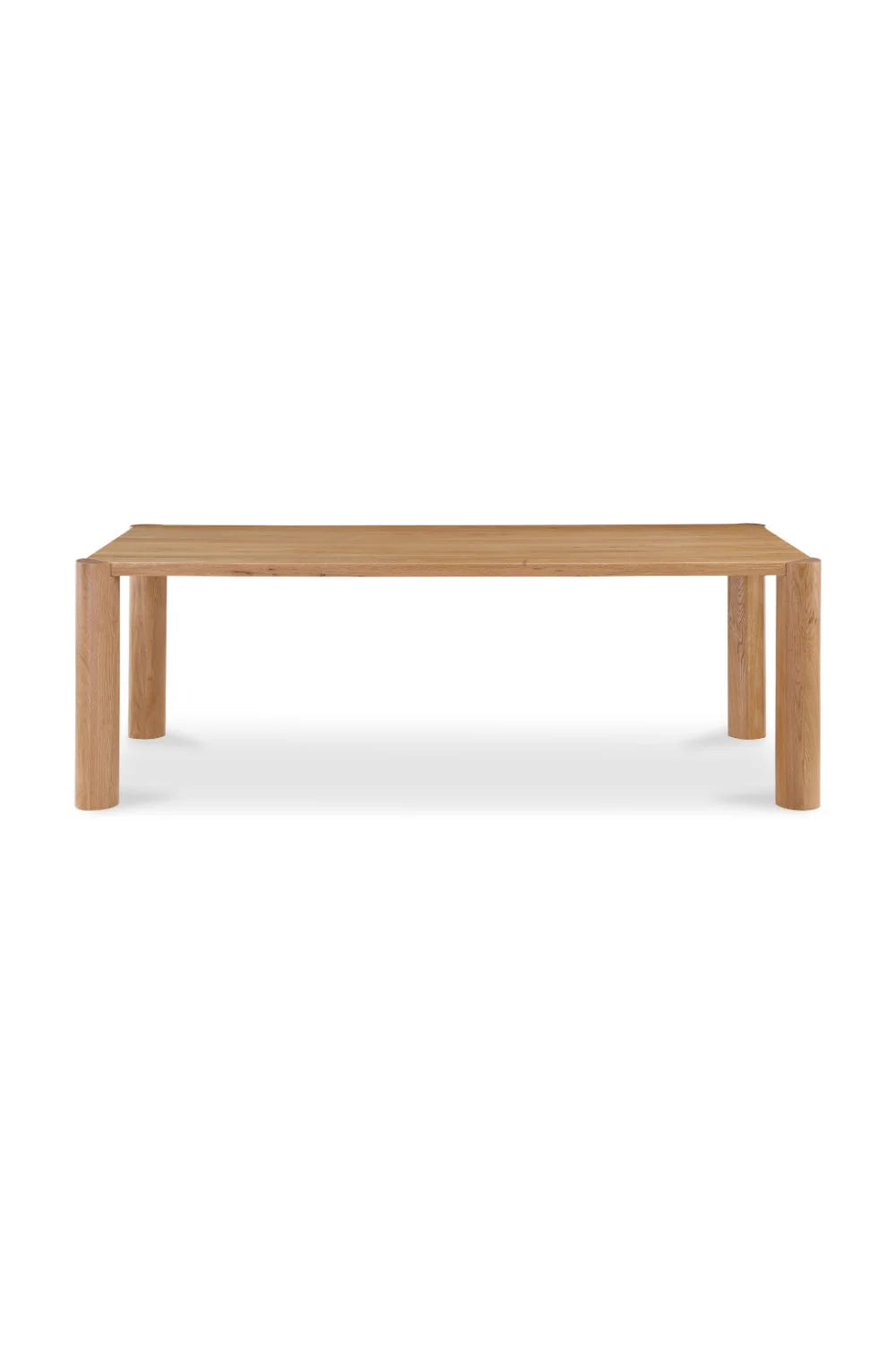 Luxury Post Oak Dining Table Modern Italian Style for Villa
