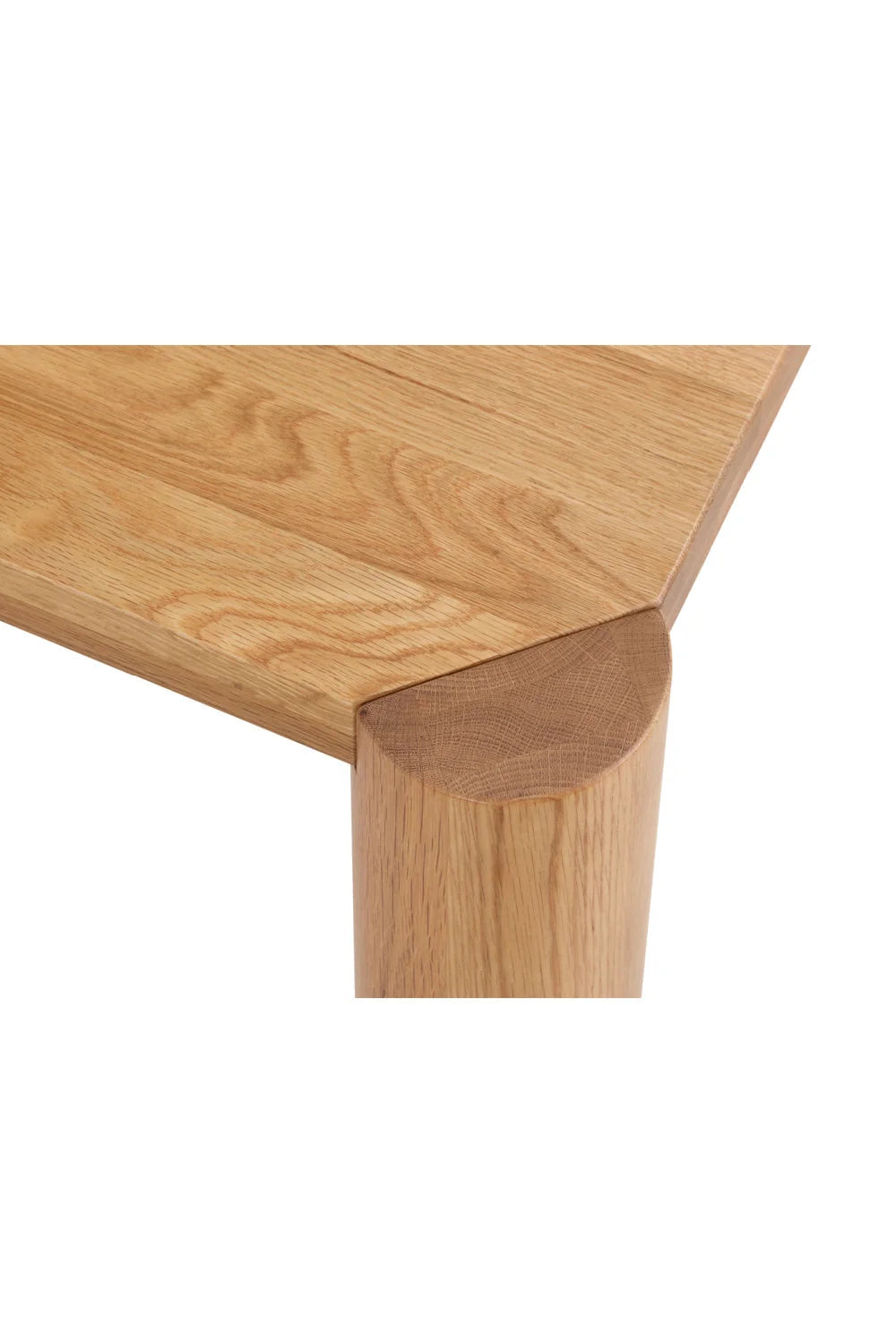 Luxury Post Oak Dining Table Modern Italian Style for Villa