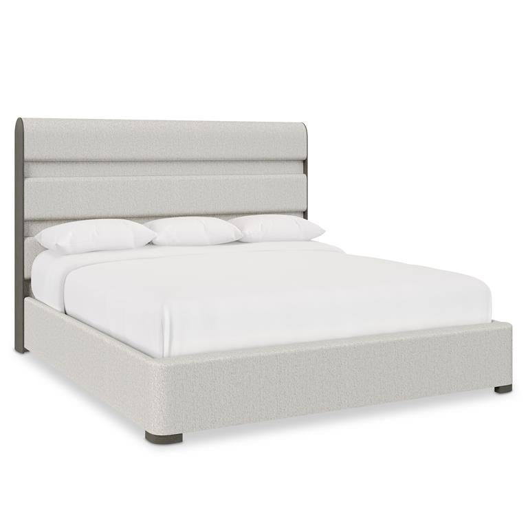 Luxury Prado Fabric Panel Bed Modern Italian Style for Villa