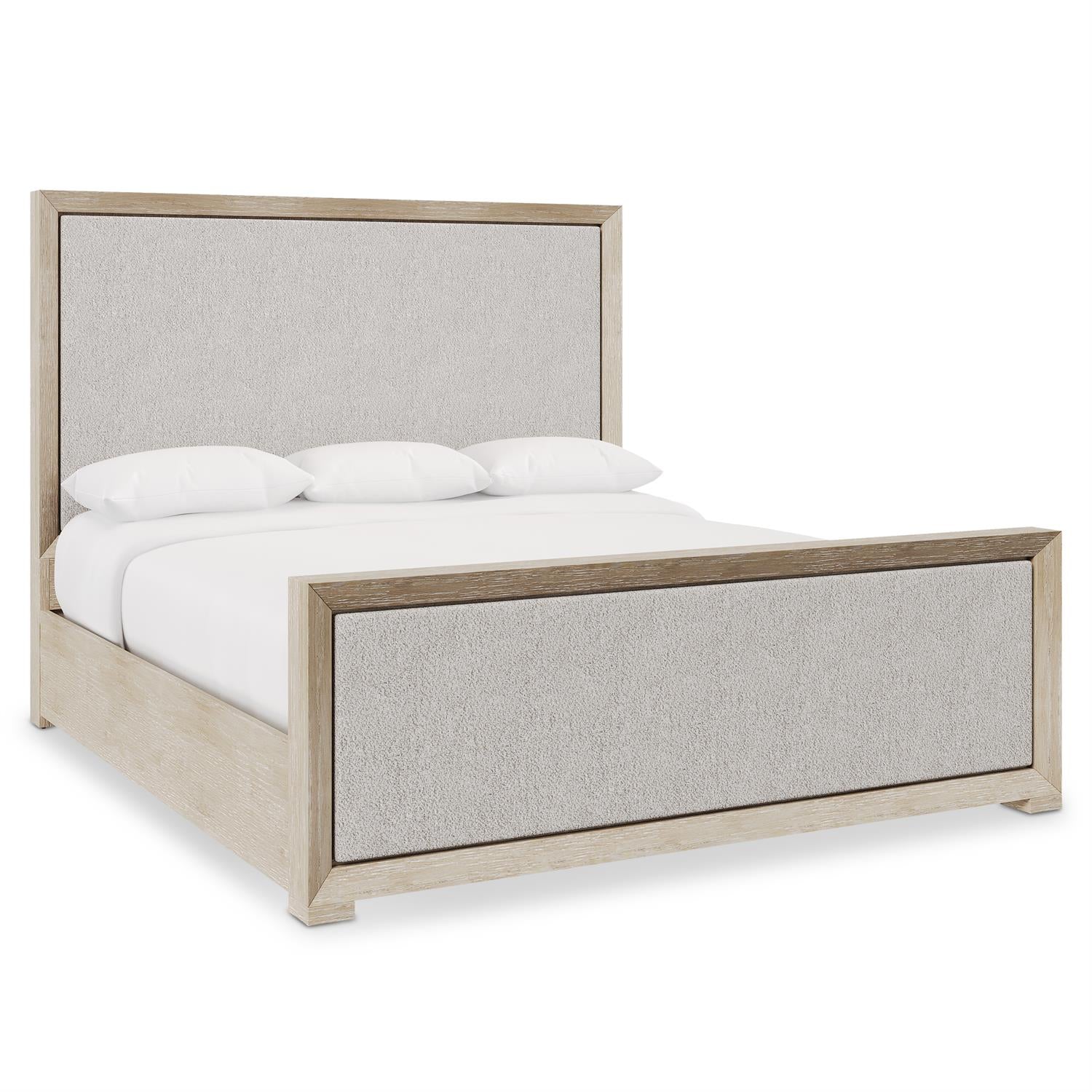 Luxury Prado Fabric Panel Bed Modern Italian Style for Villa