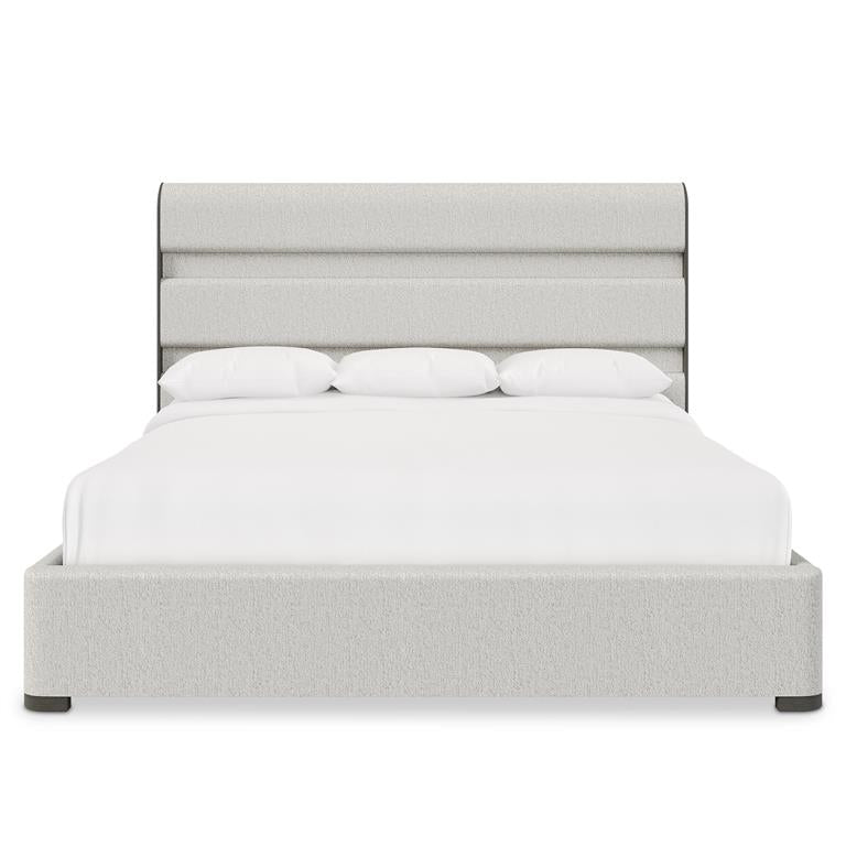 Luxury Prado Fabric Panel Bed Modern Italian Style for Villa
