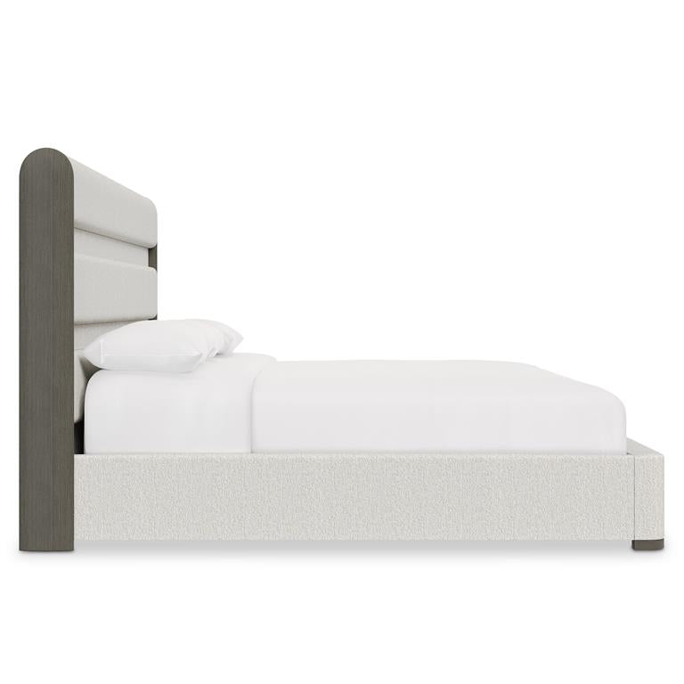 Luxury Prado Fabric Panel Bed Modern Italian Style for Villa