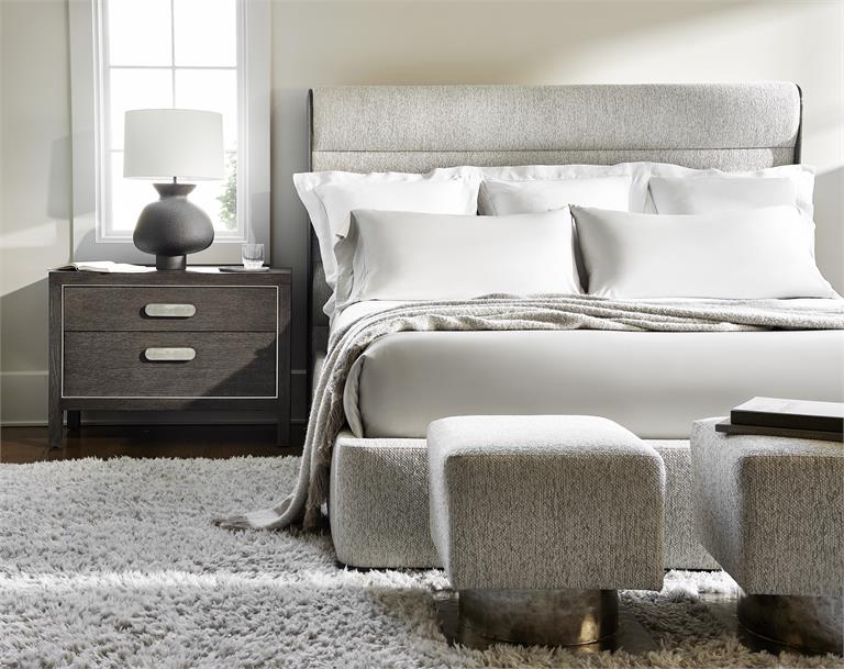 Luxury Prado Fabric Panel Bed Modern Italian Style for Villa
