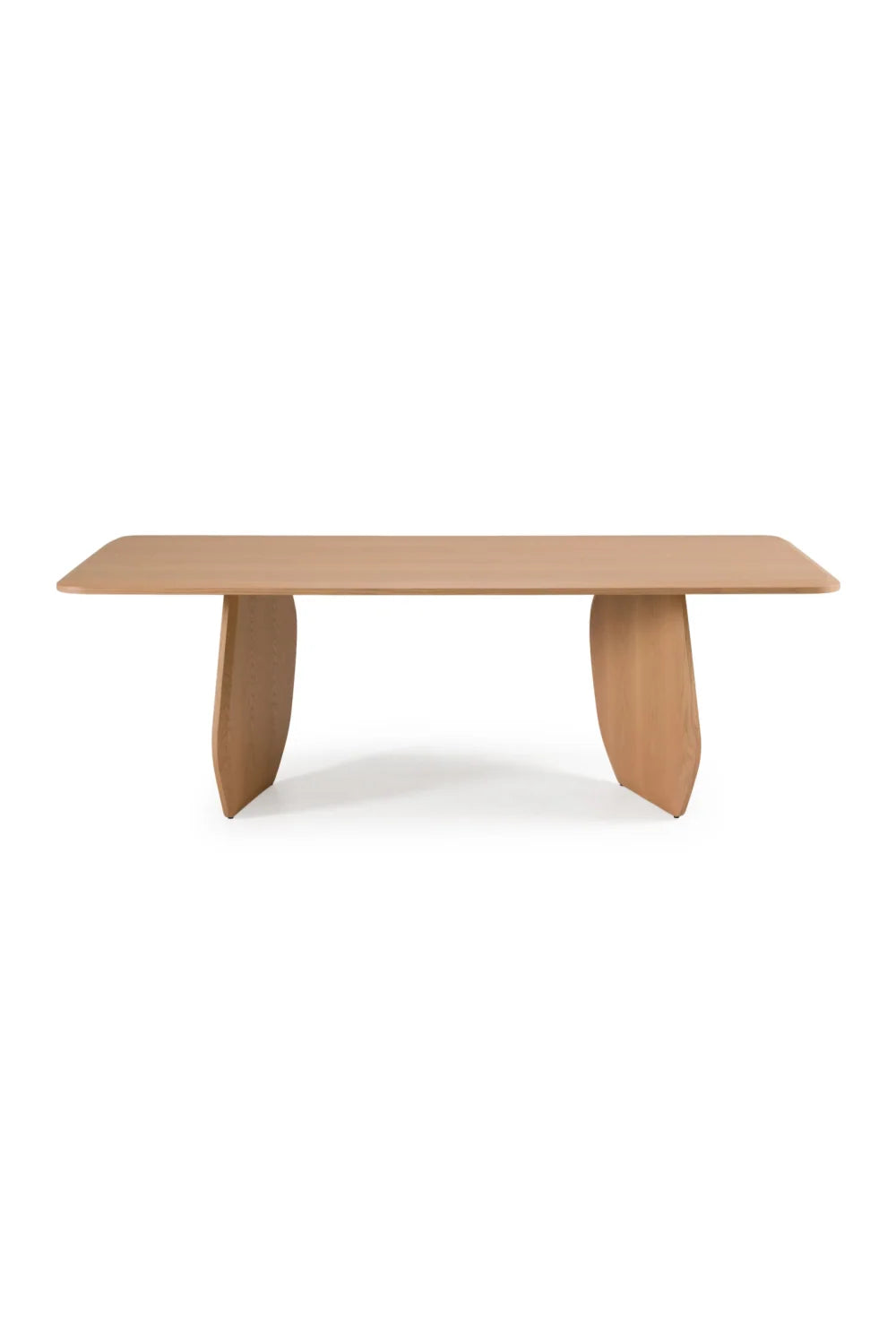 Luxury Prado White Oak Dining Table Modern Italian Style for Villa