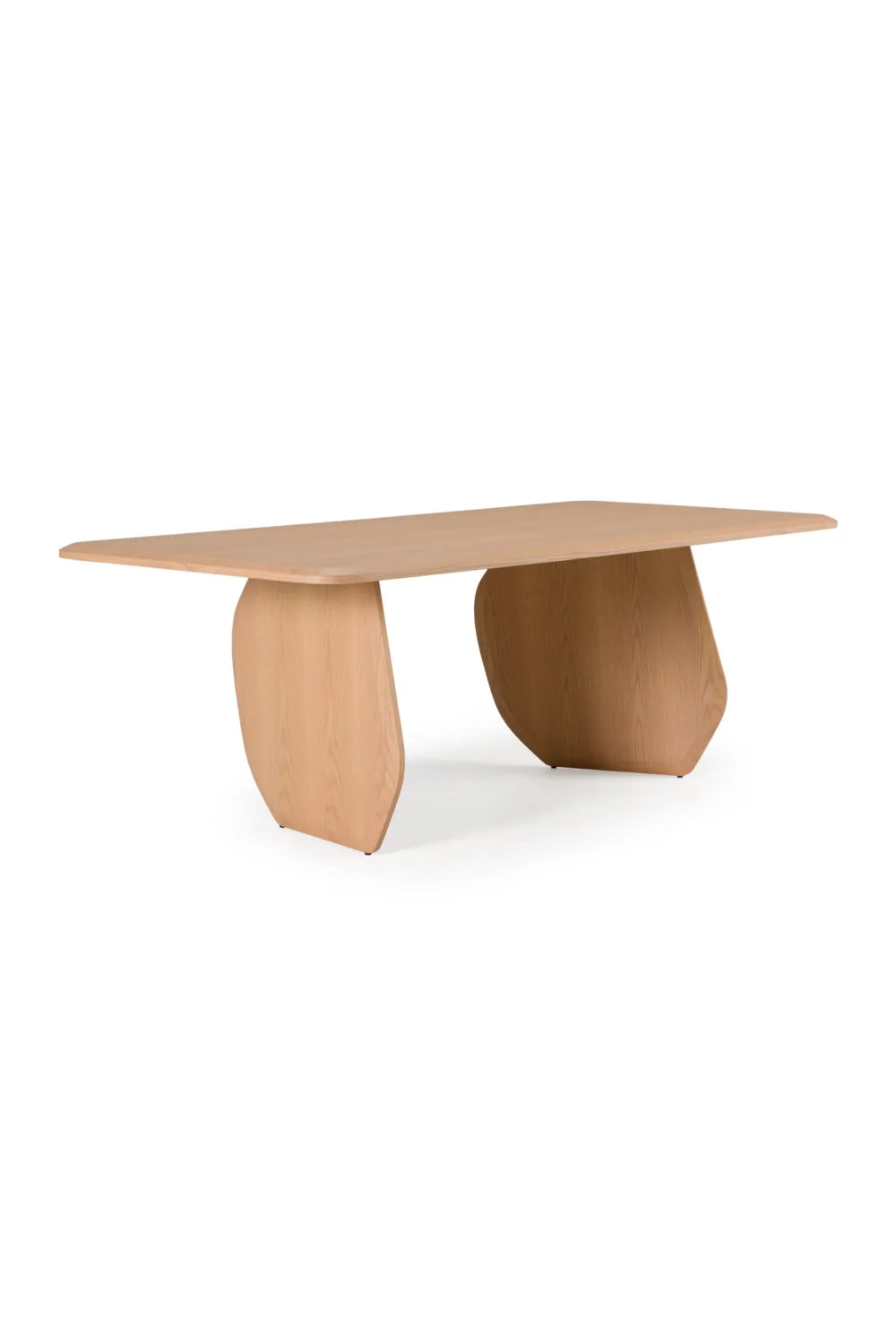 Luxury Prado White Oak Dining Table Modern Italian Style for Villa
