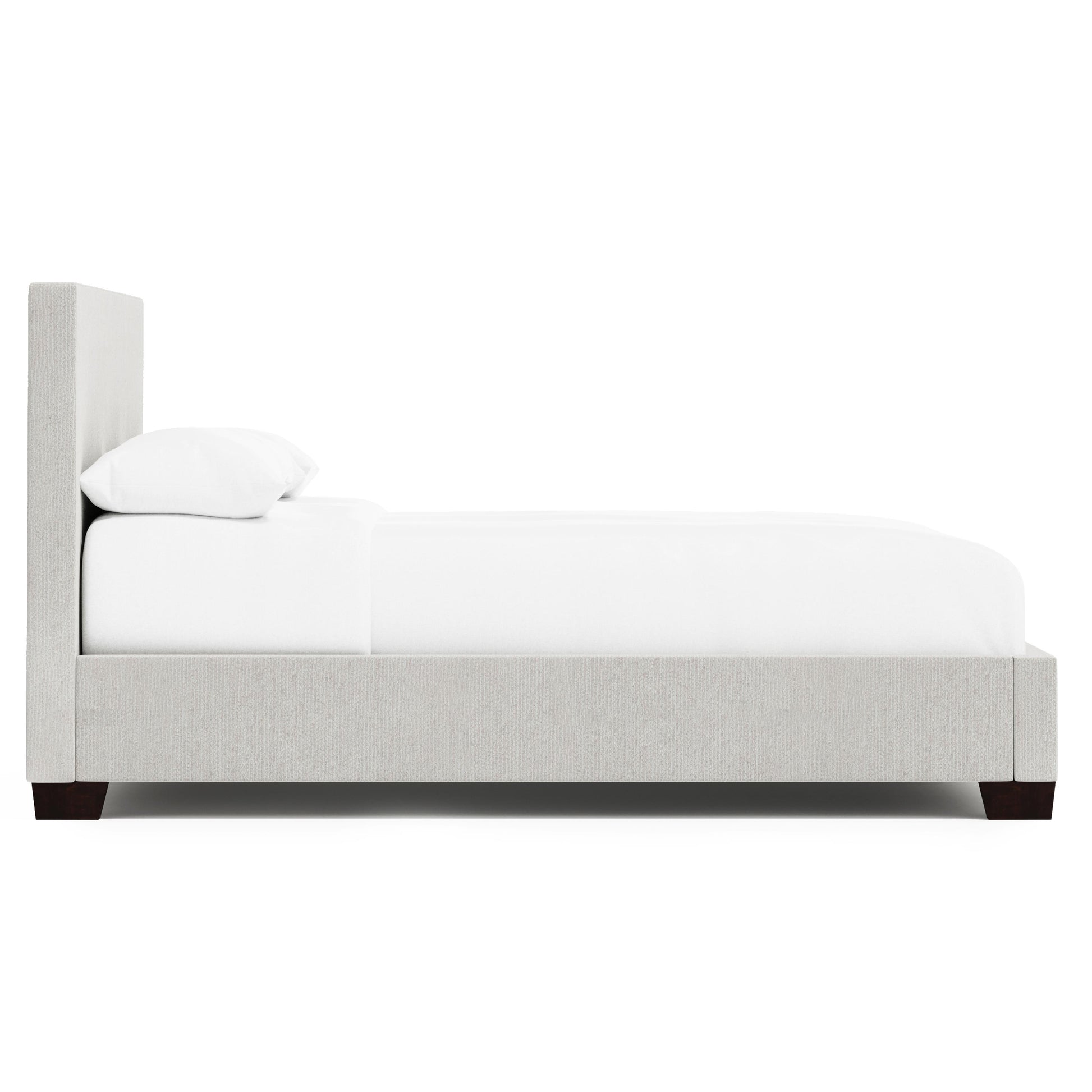 Luxury Pryce Fabric Panel Bed Modern Italian Style for Villa