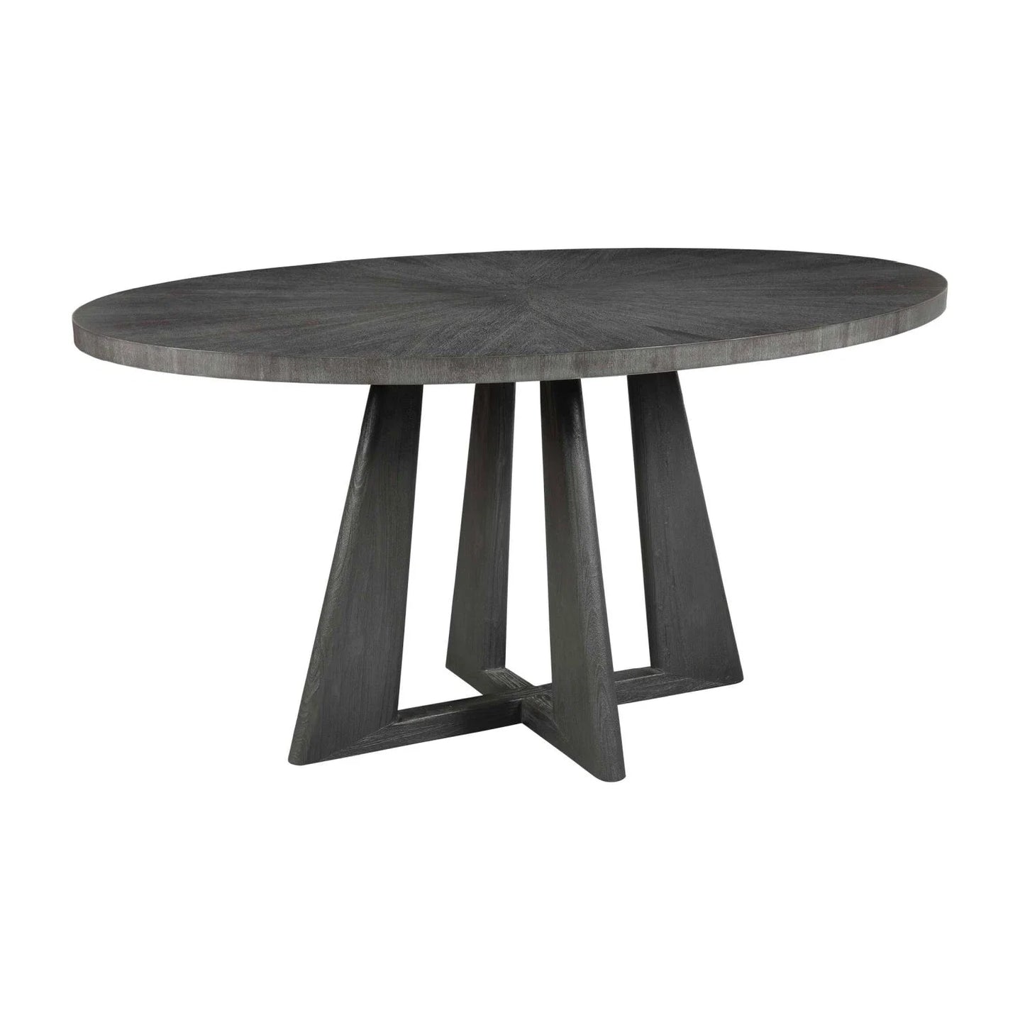 Luxury Pulsar Acacia Oval Dining Table Modern Italian Style for Villa