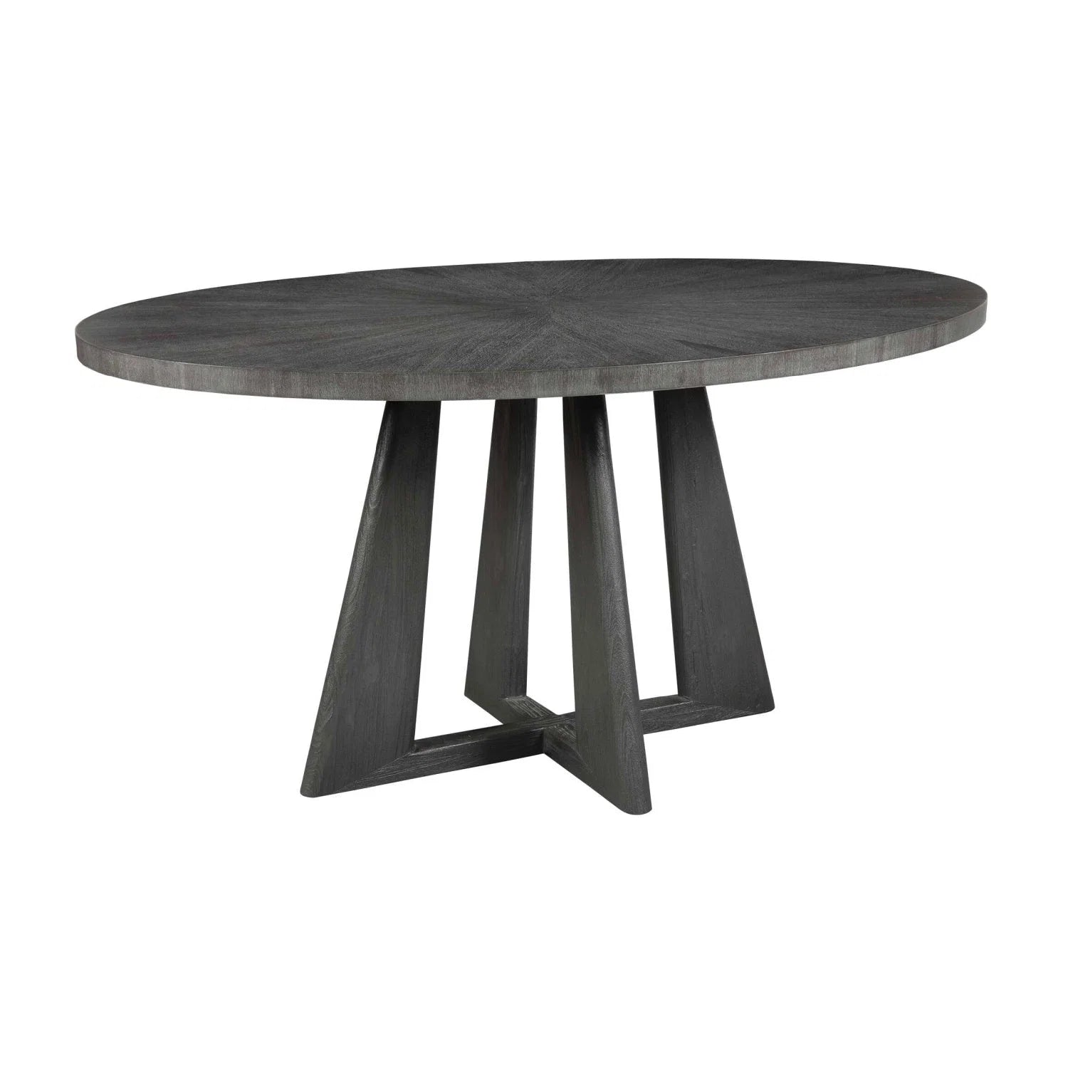 Luxury Pulsar Acacia Oval Dining Table Modern Italian Style for Villa
