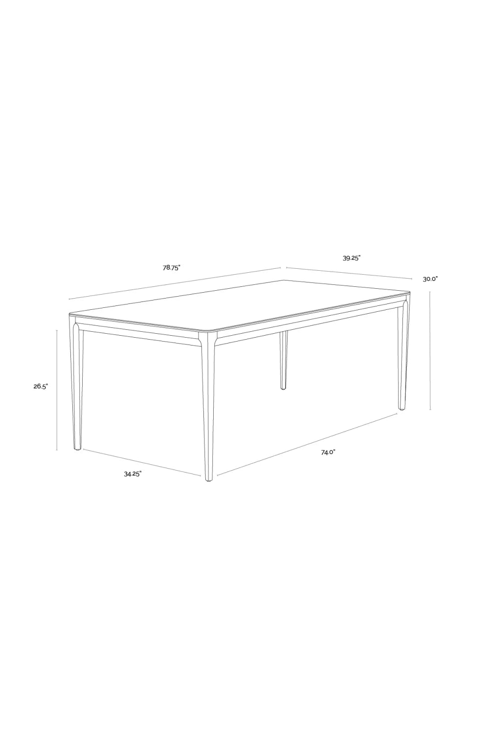 Luxury Queens Ceramic Dining Table Modern Italian Style for Villa