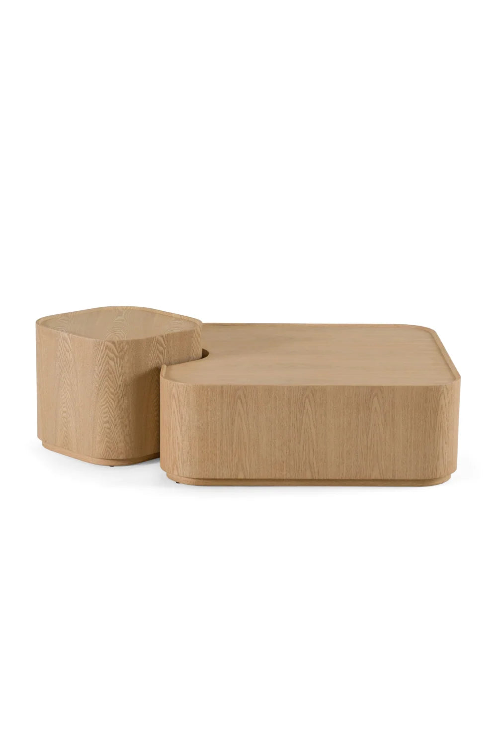 Luxury Quillen Natural Ash Nesting Coffee Table Modern Italian Style for Villa