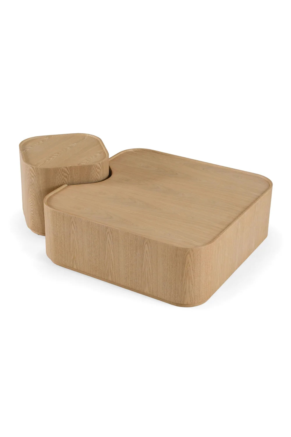 Luxury Quillen Natural Ash Nesting Coffee Table Modern Italian Style for Villa