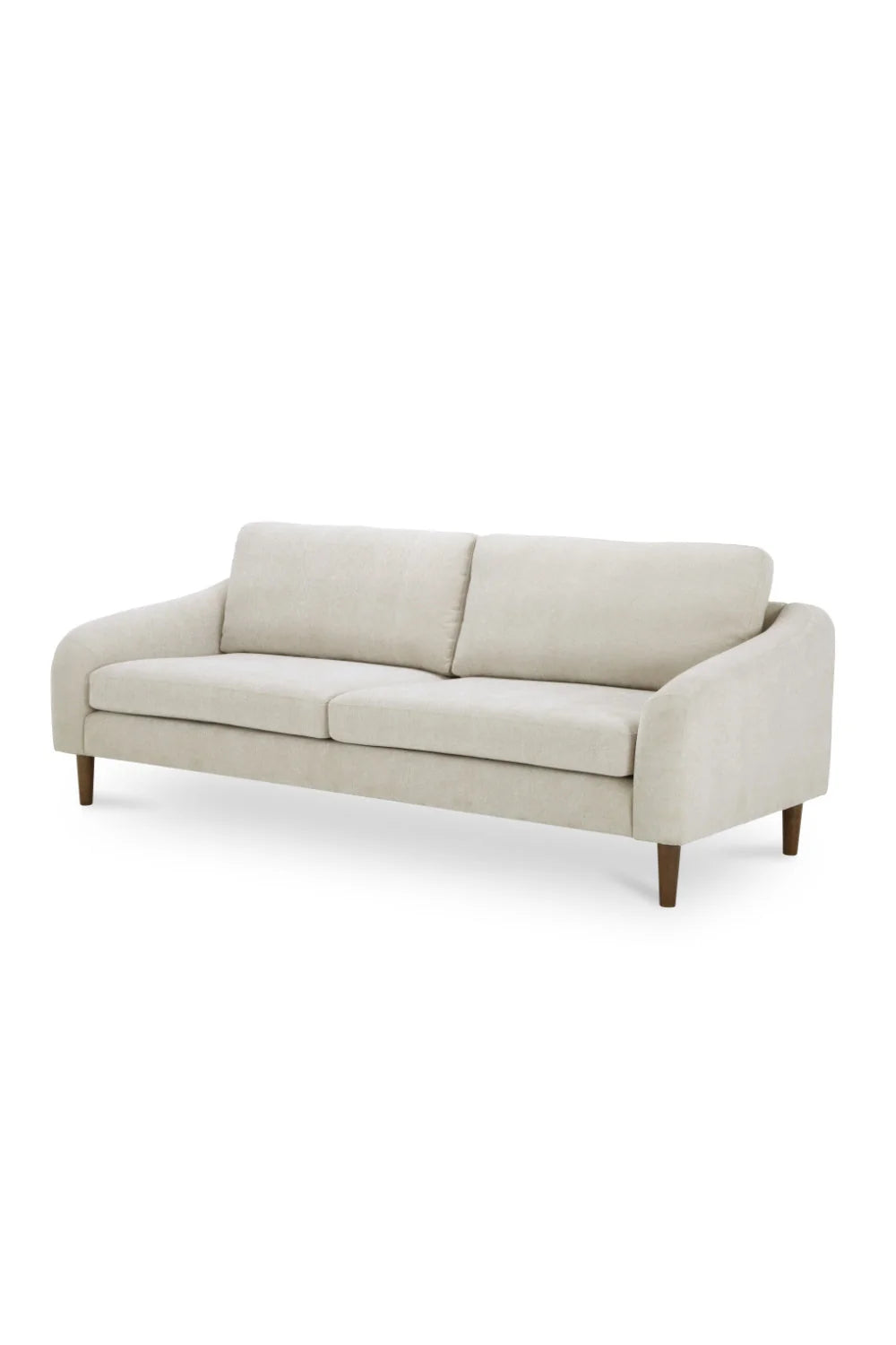 Luxury Quinn Fabric 2-Seater Sofa Modern Italian Style for Villa