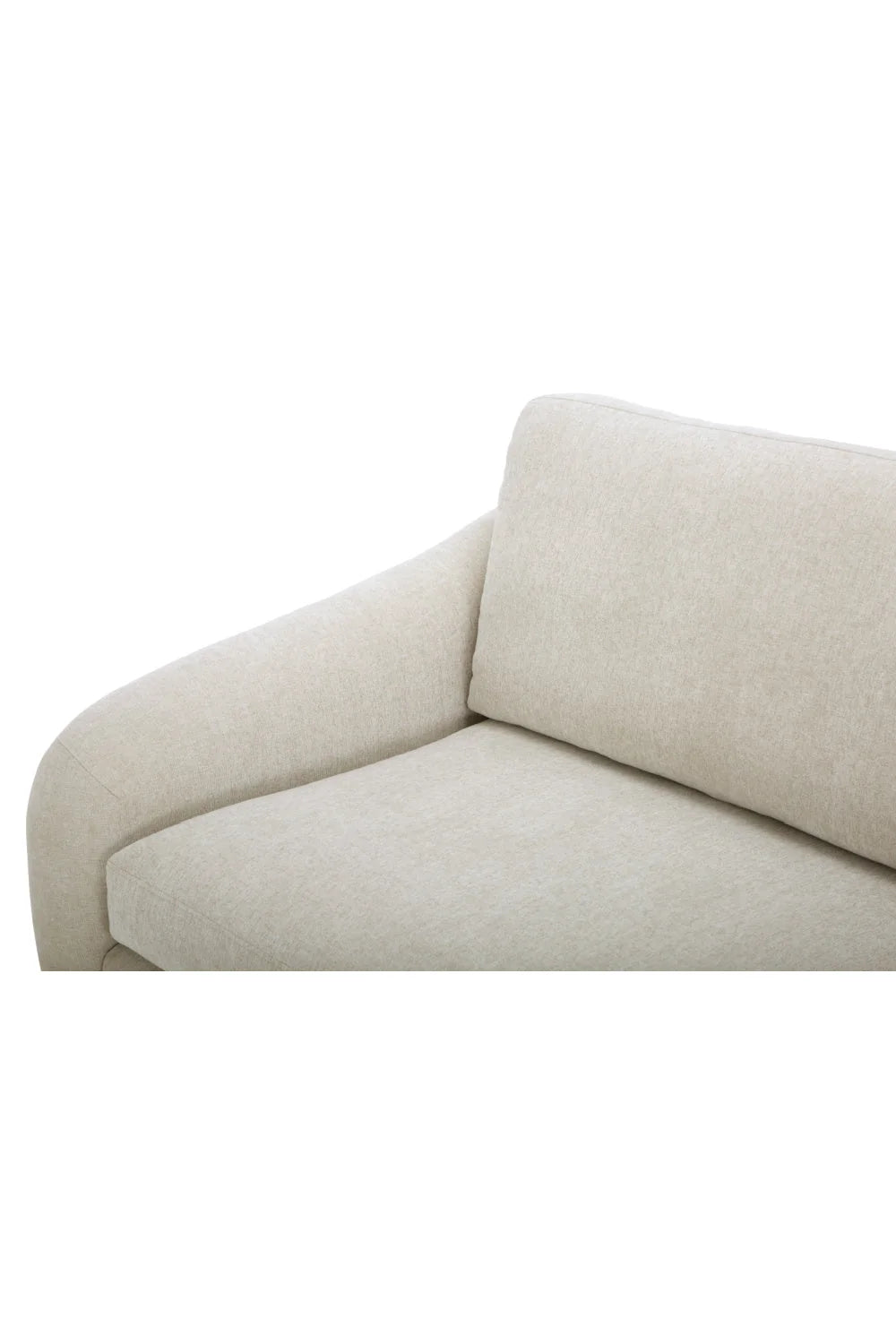 Luxury Quinn Fabric 2-Seater Sofa Modern Italian Style for Villa