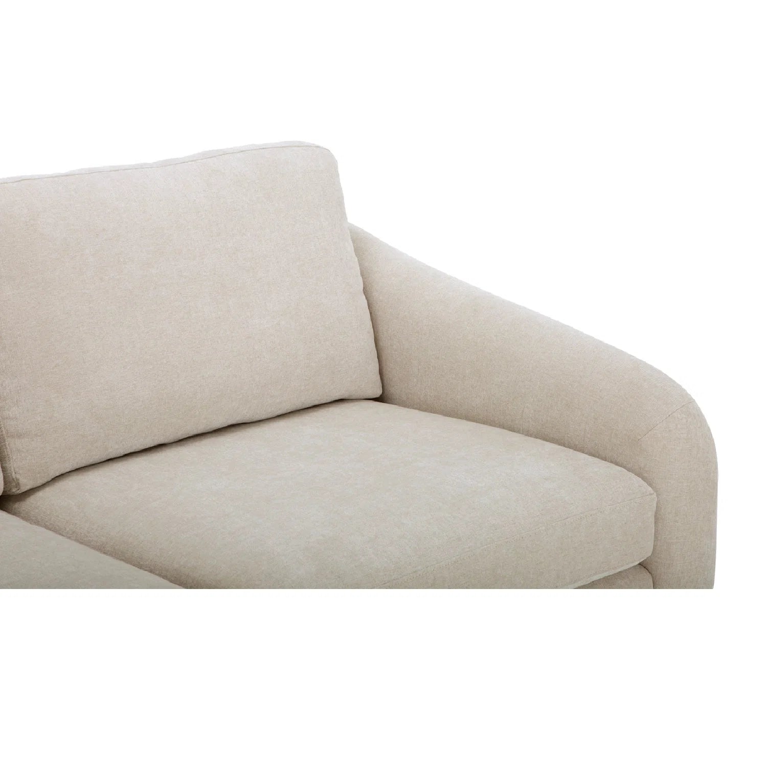 Luxury Quinn Fabric Sectional Sofa Modern Italian Style for Villa