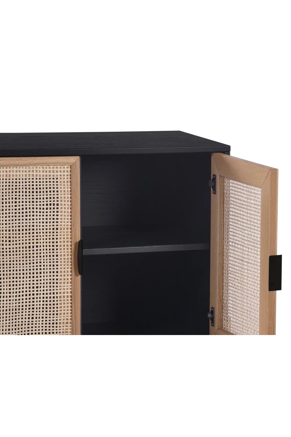 Luxury Rattan 2-Door Sideboard European Style for Villa