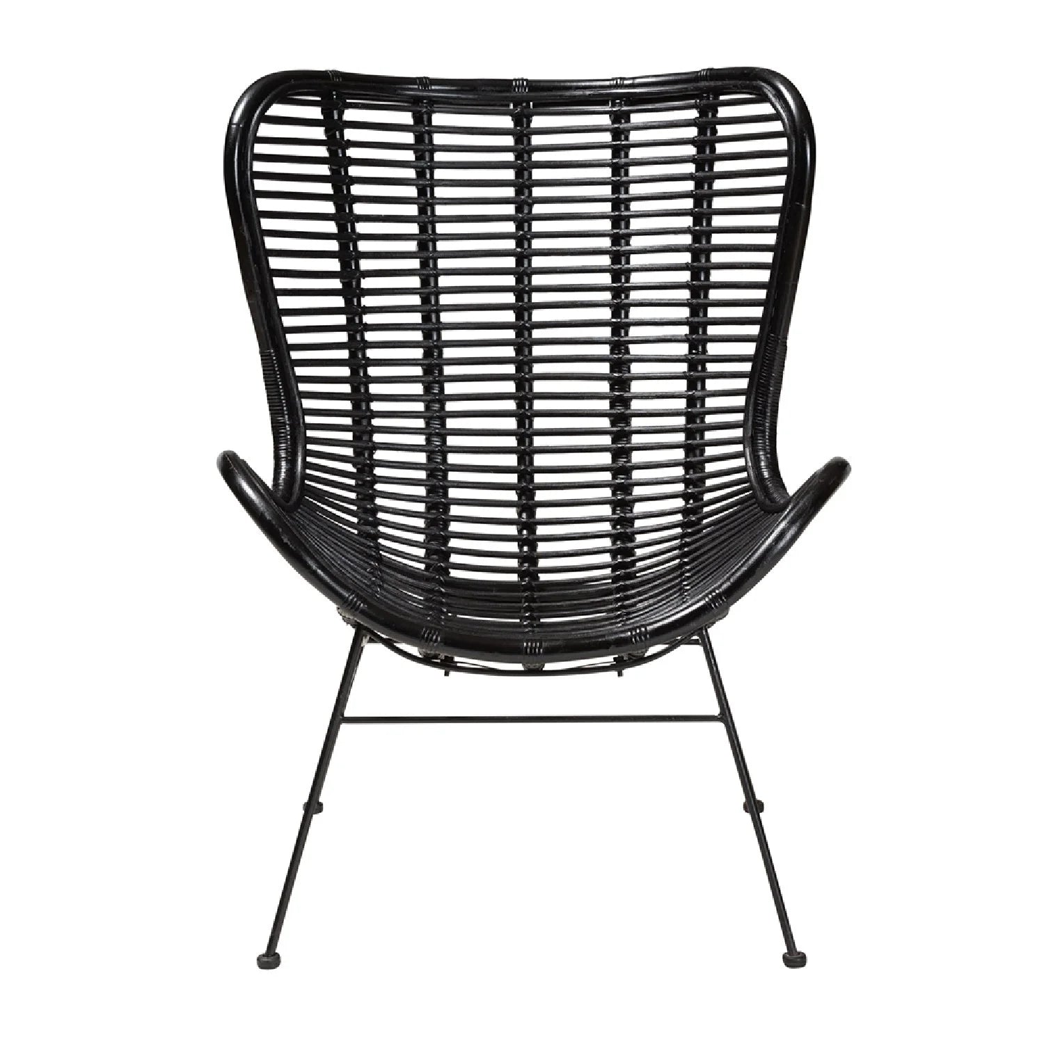 Luxury Rattan Accent Chair Modern Italian Style for Villa
