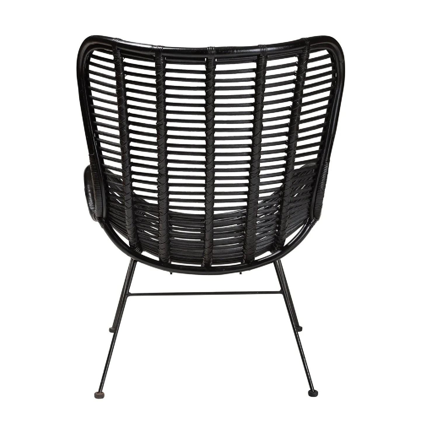 Luxury Rattan Accent Chair Modern Italian Style for Villa