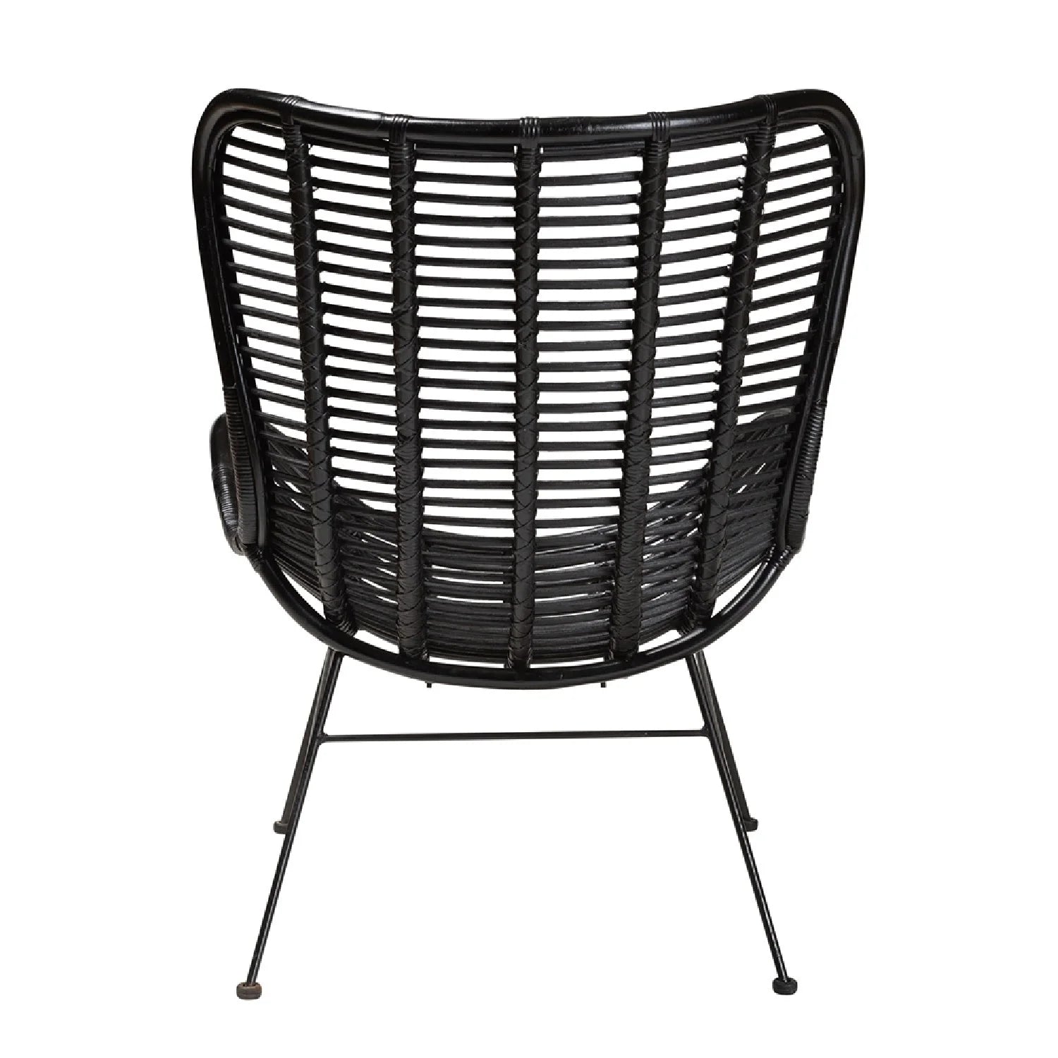 Luxury Rattan Accent Chair Modern Italian Style for Villa